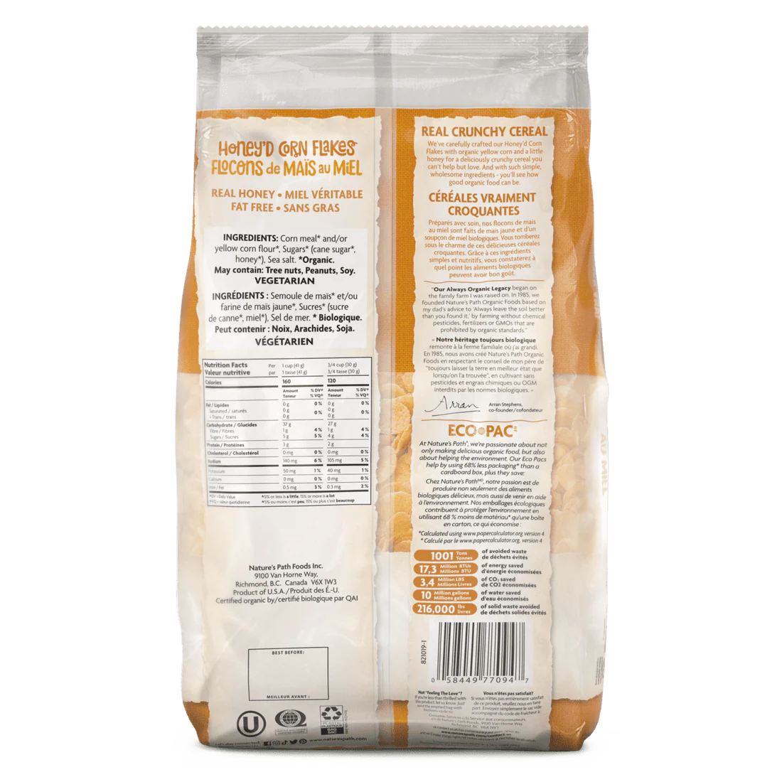 Gluten Free Honey'D Corn Flakes - Image 2