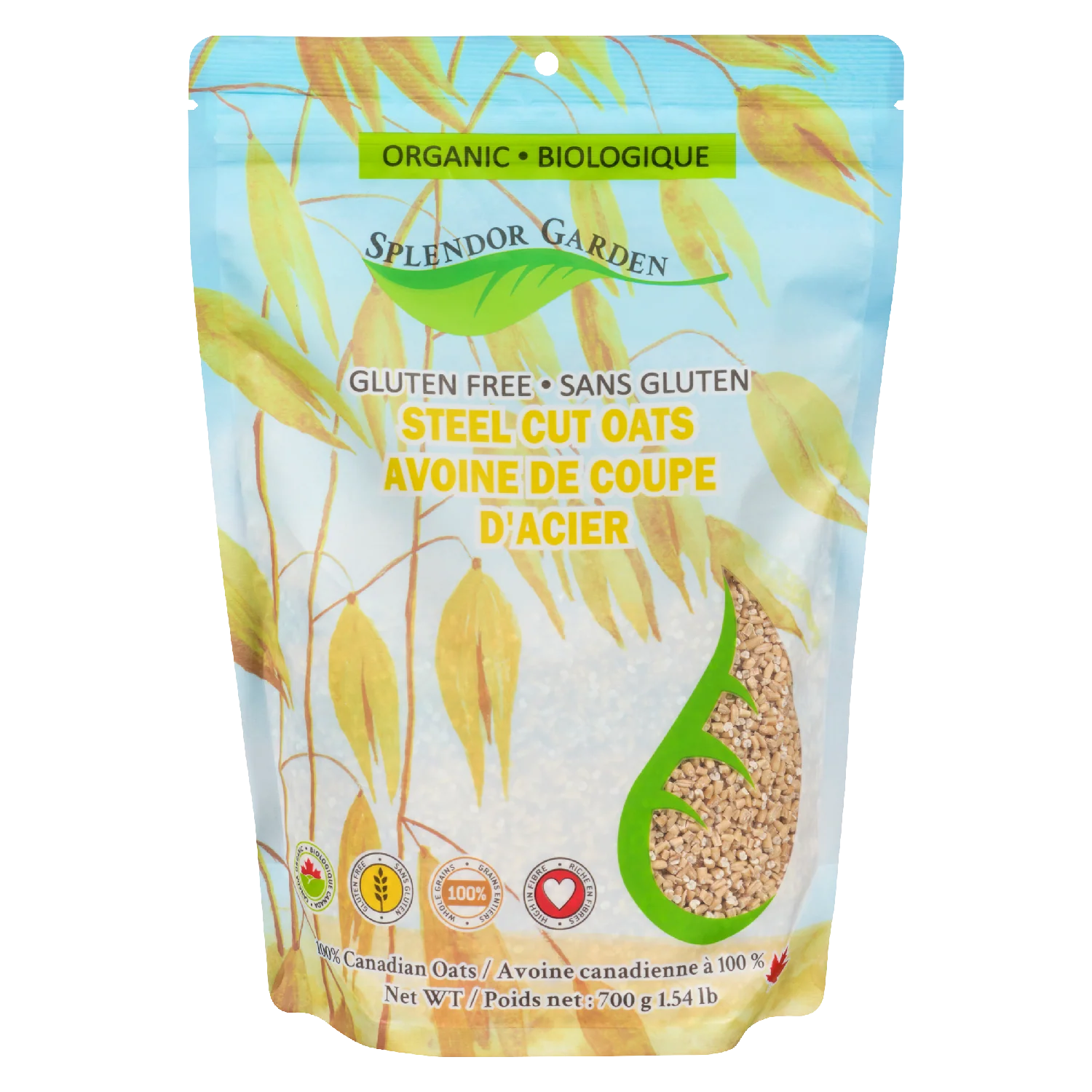 Organic Gluten Free Steel Cut Oats