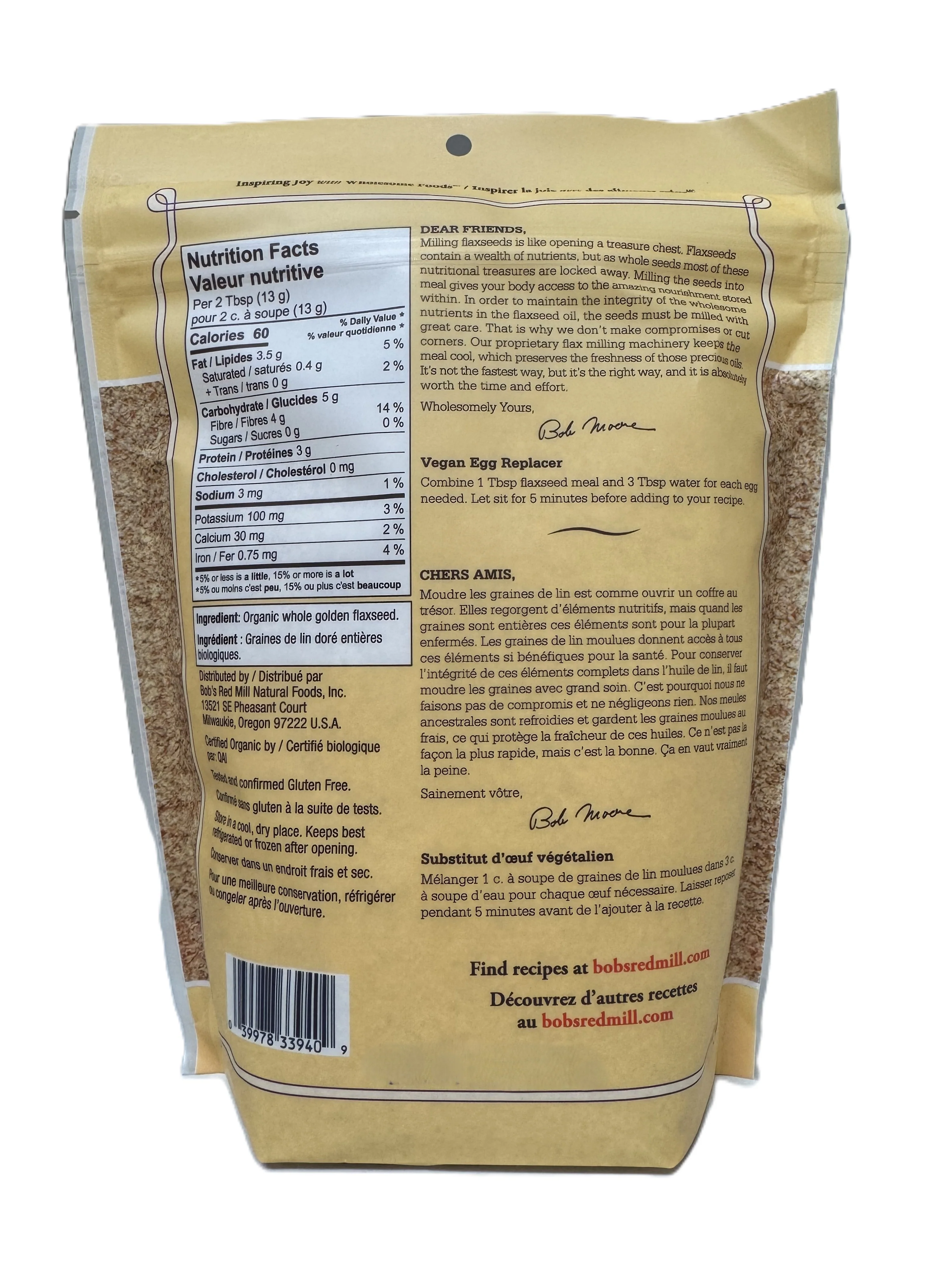 Organic Golden Flaxseed Meal - Image 2
