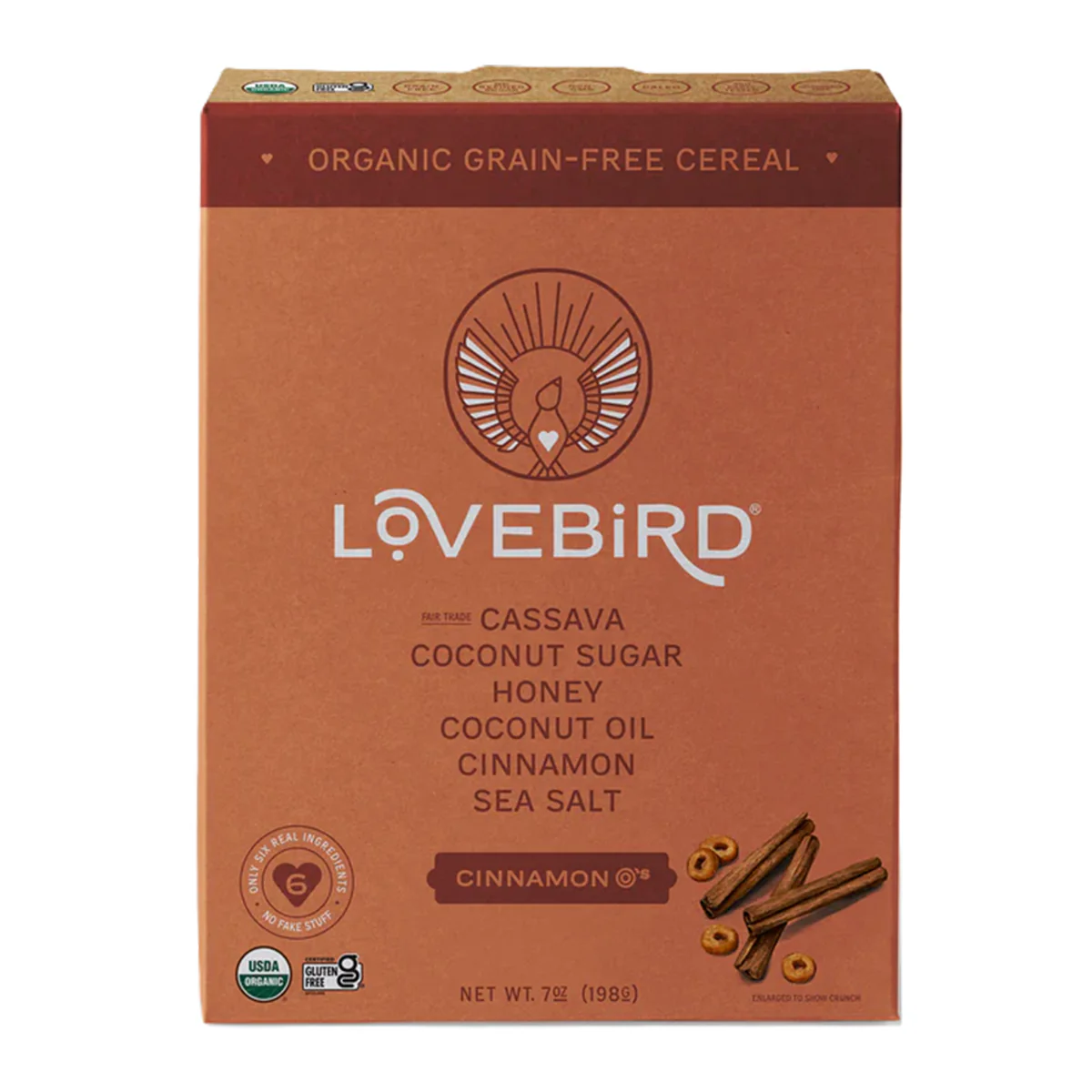 Organic Grain-Free Cinnamon-O's Cereal