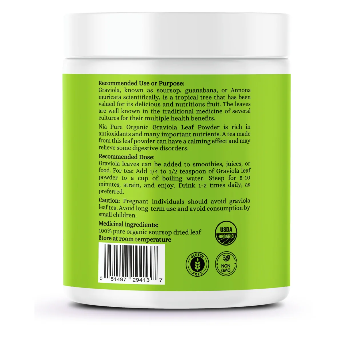 Organic Graviola - Soursop Leaf Powder - Image 2