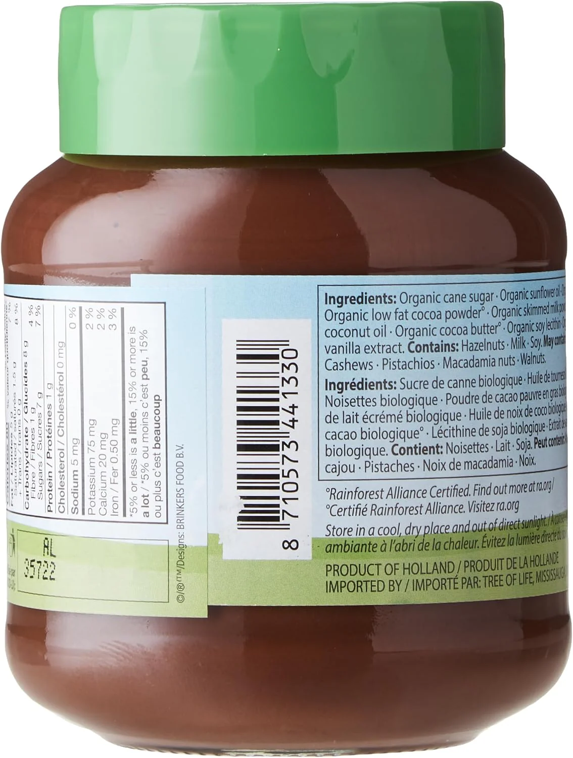Organic Hazelnut Chocolate Spread - Image 2