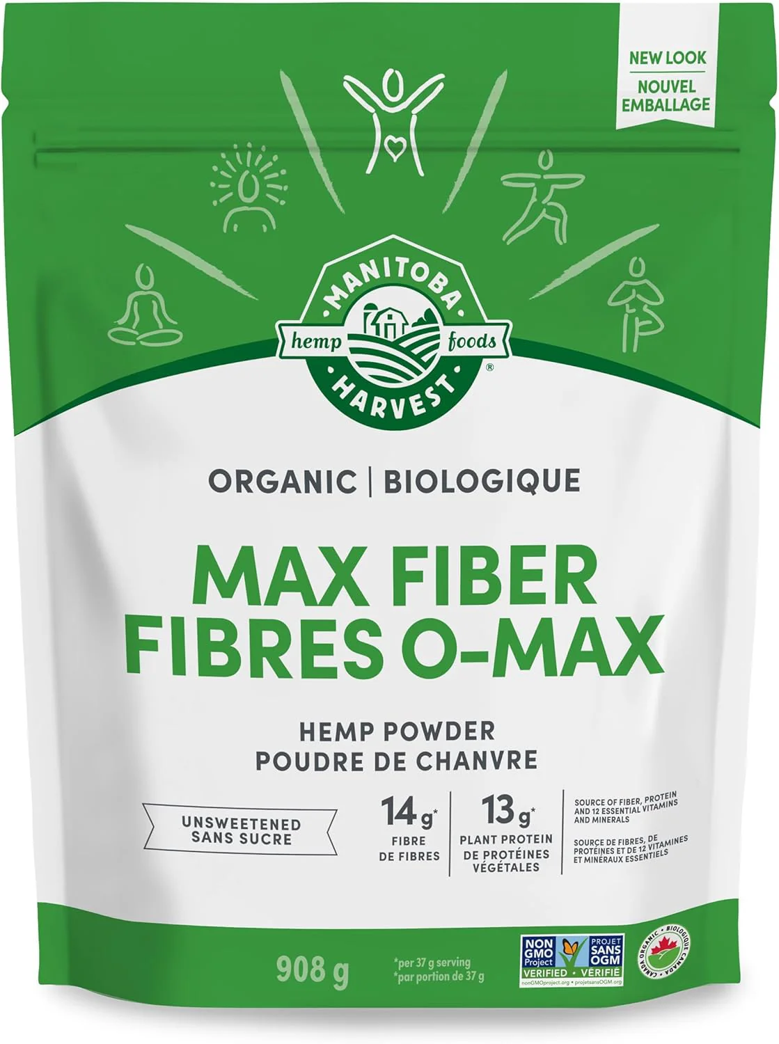 Organic Hemp Protein Fibre Powder