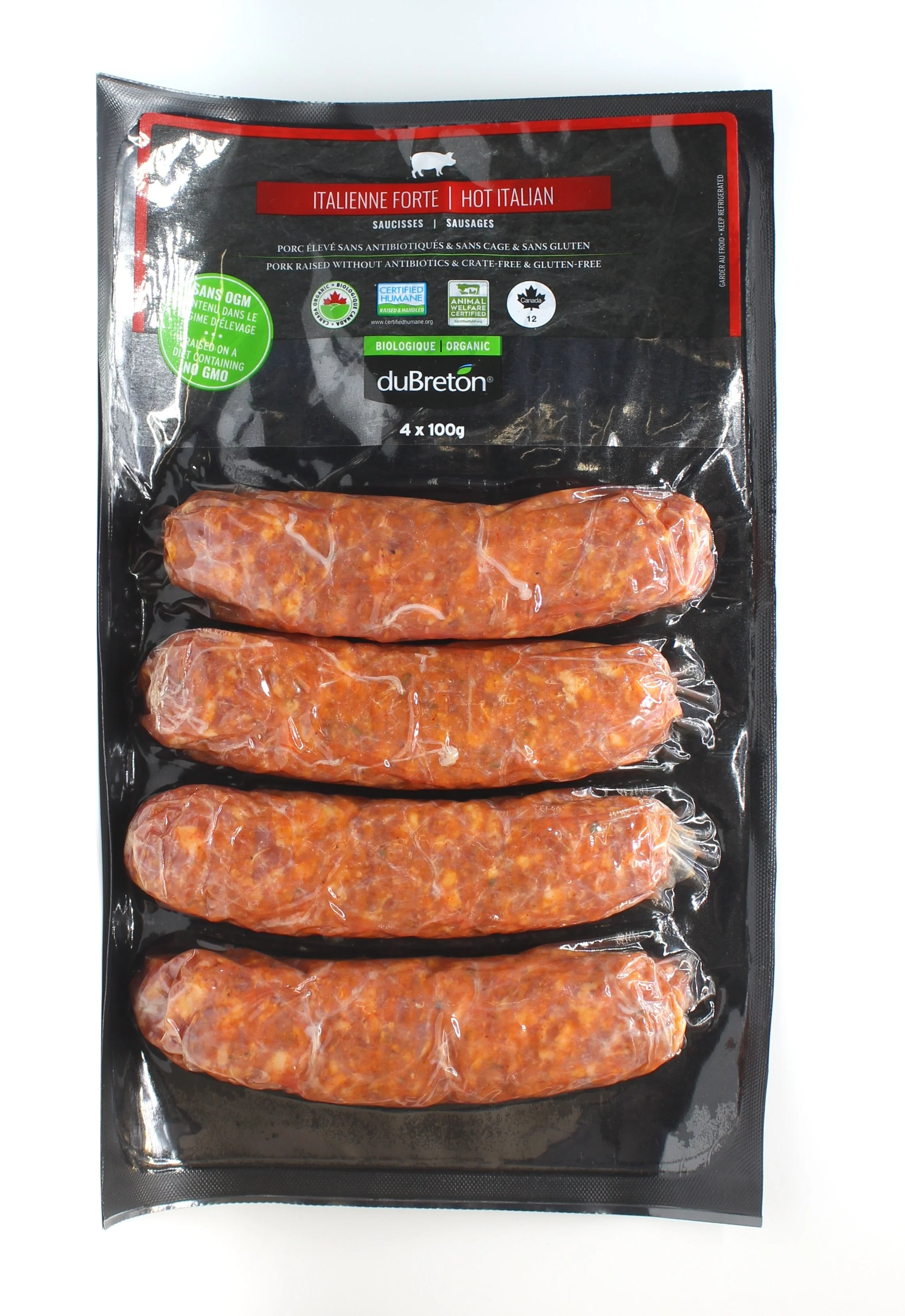 Organic Hot Italian Sausage
