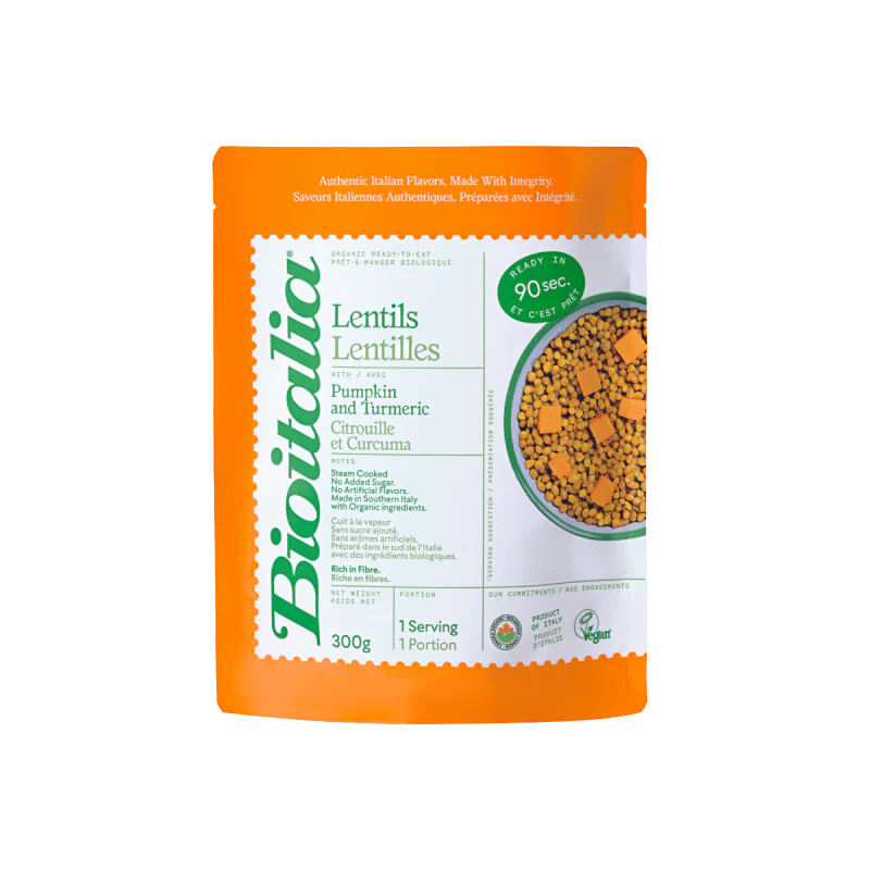 Organic Lentils With Pumpkin & Turmeric