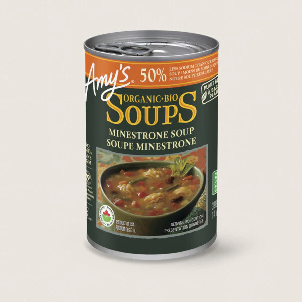 Organic Minestrone Soup, Lower In Sodium