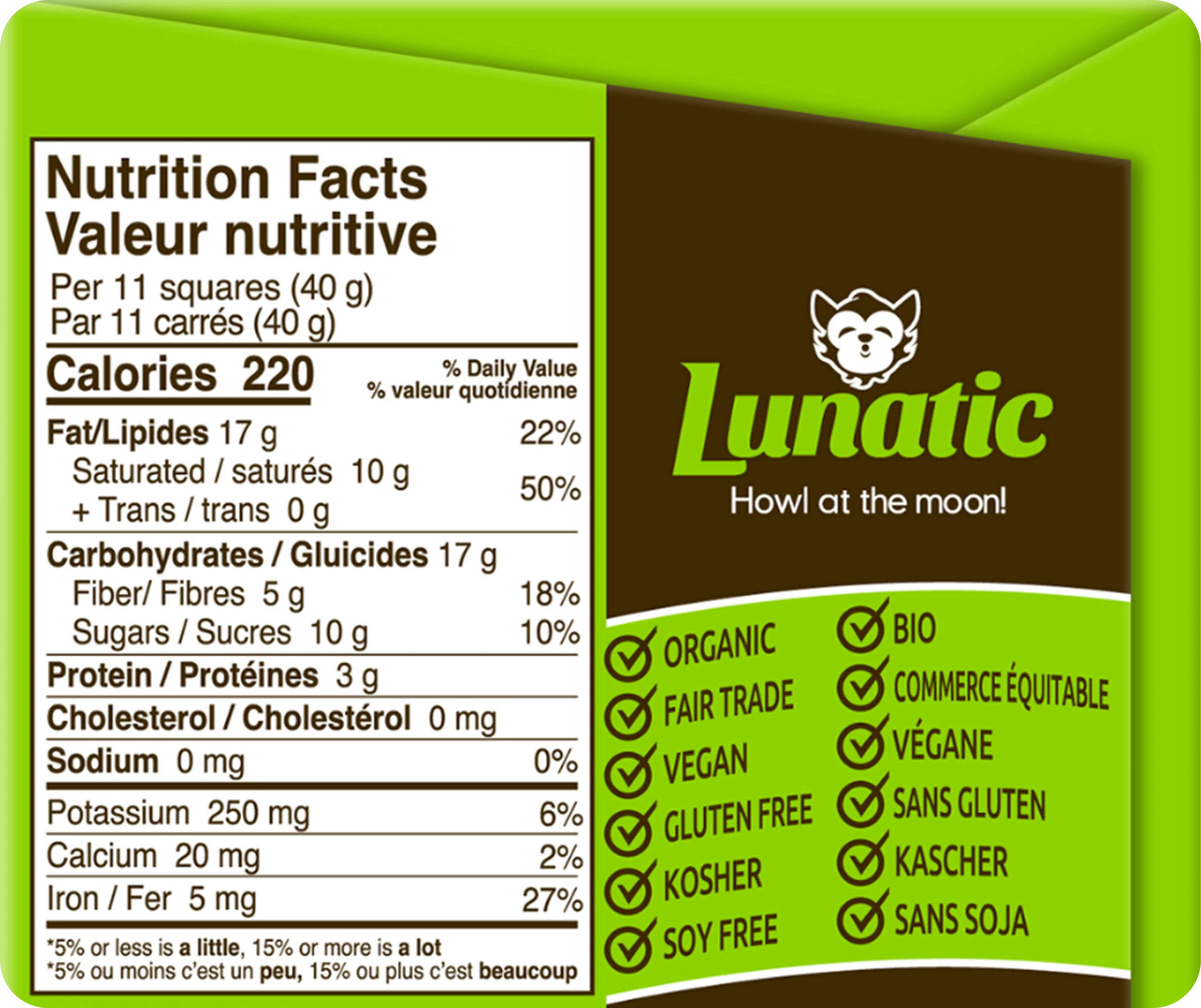 Organic Lunatic Chocolate - Image 2