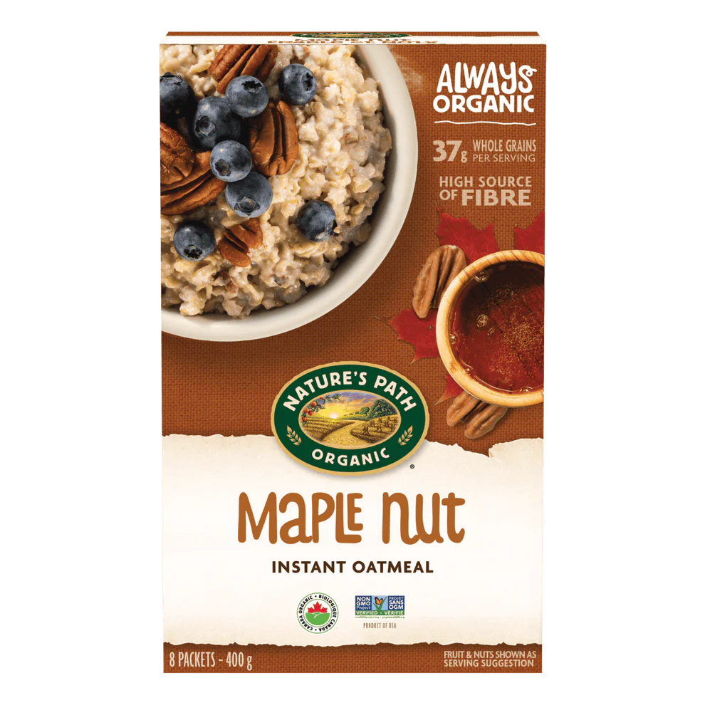 Organic Maple Nut Hot Oatmeal