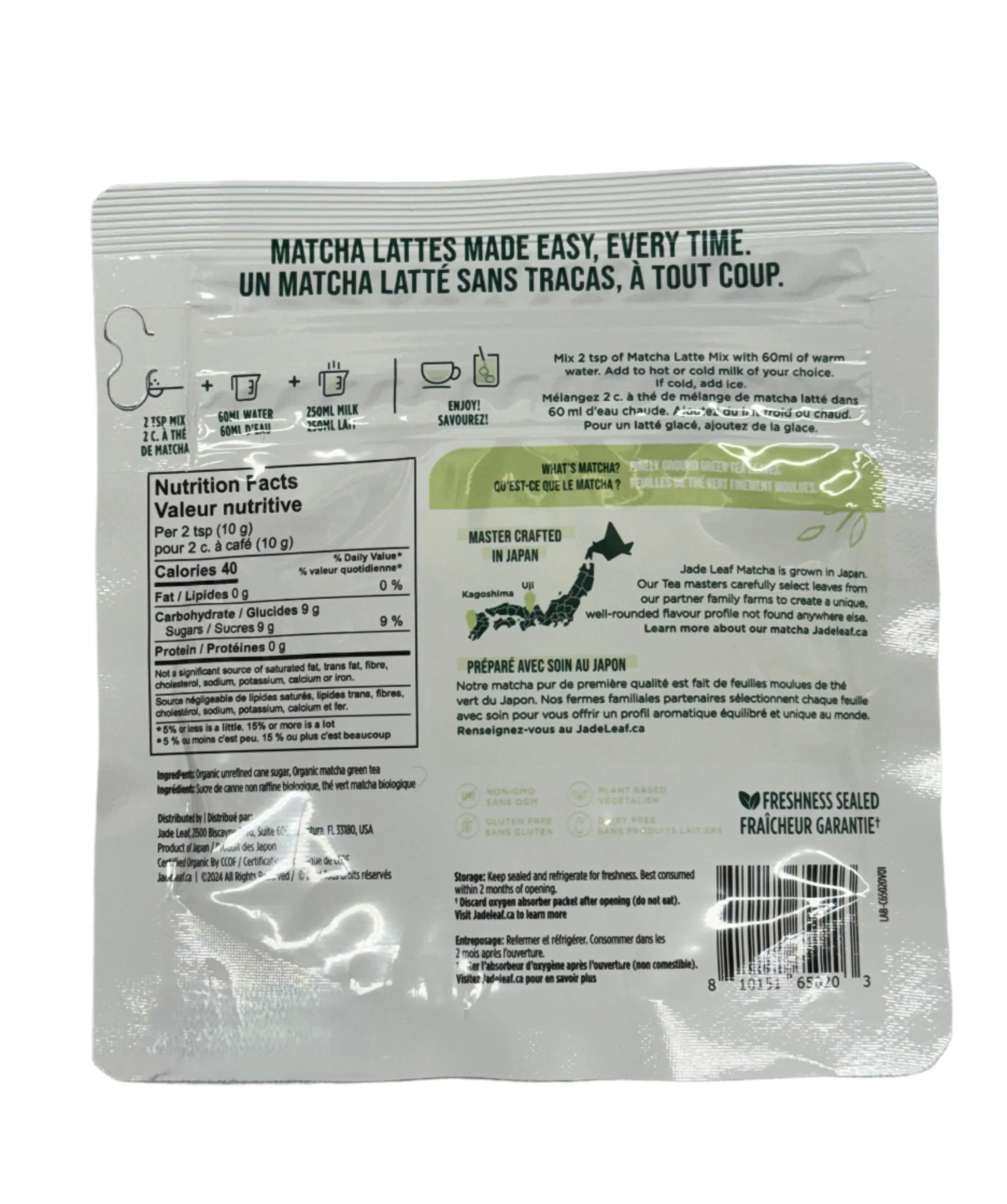 Organic Matcha Latte Mix - Image 2
