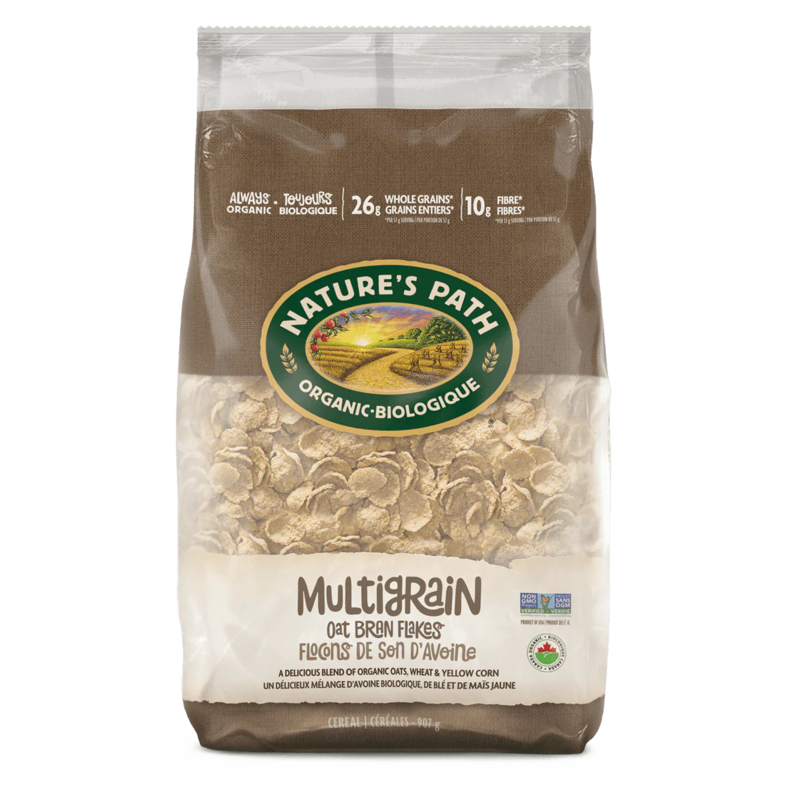 Organic Multigrain Oat Bran Flakes - Eco Pac