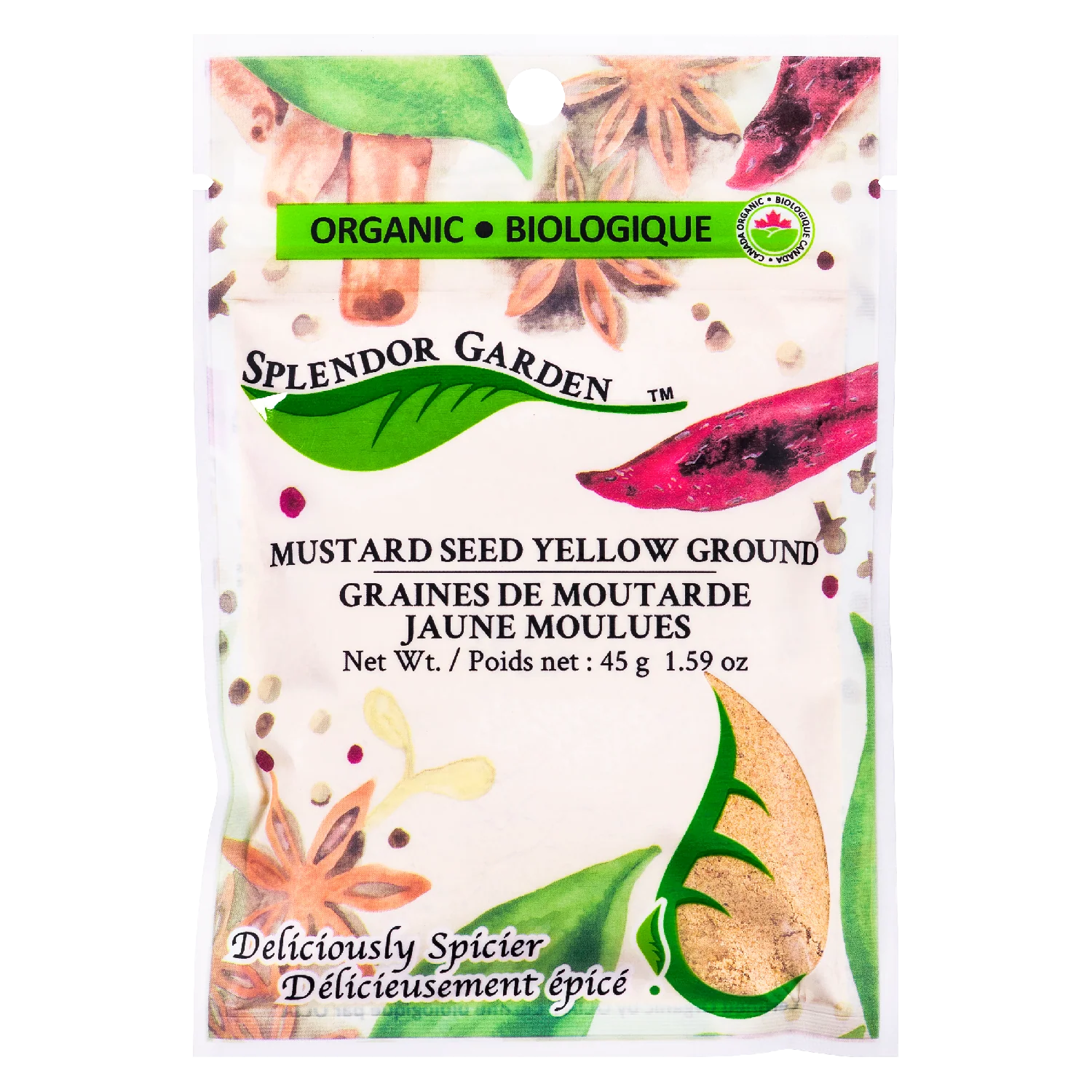 Organic Mustard Seed Yellow Ground