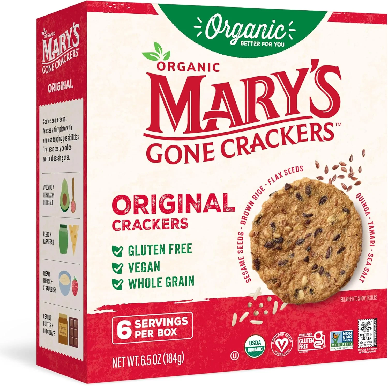 Organic Original Crackers Gluten Free