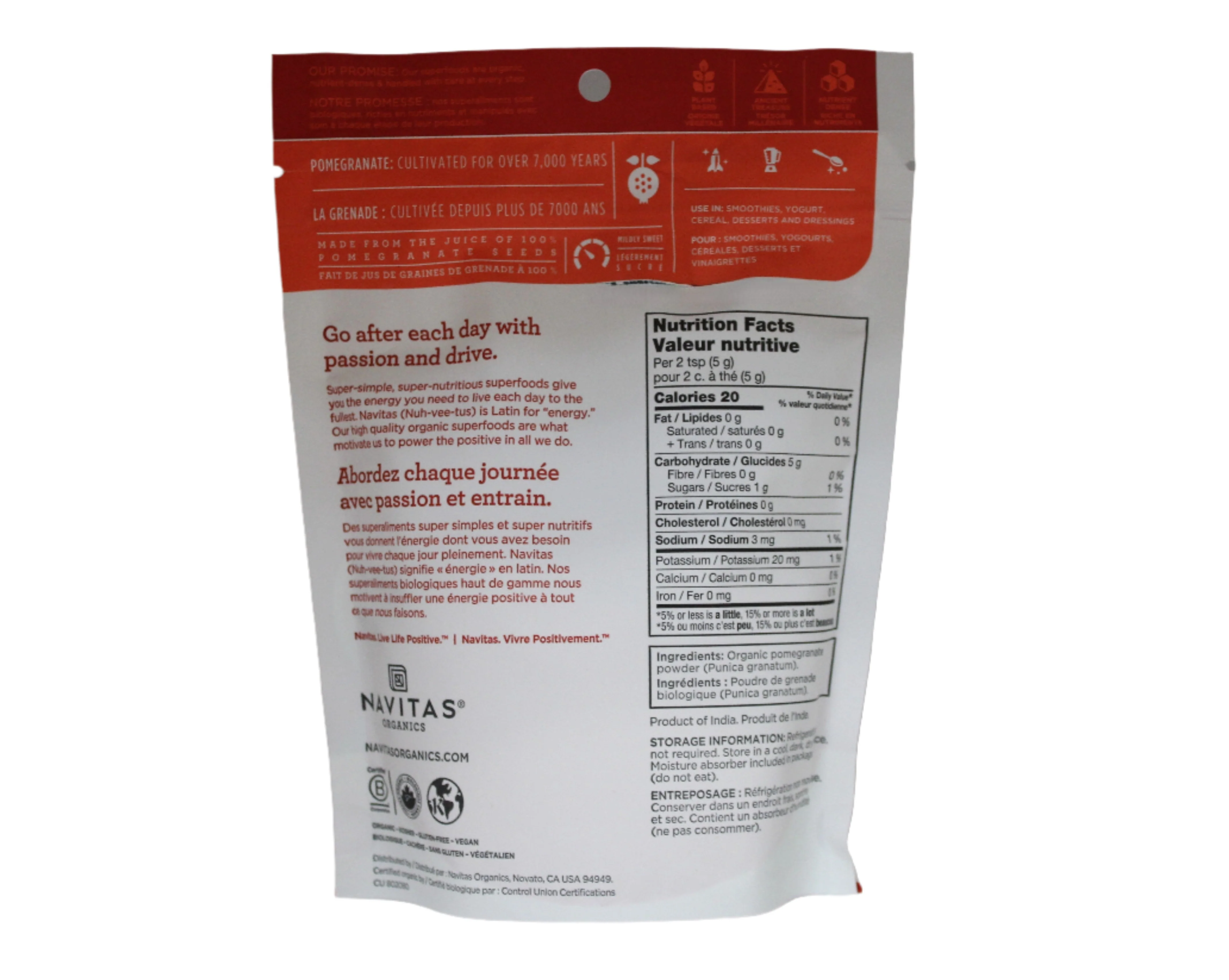 Organic Pomegranate Powder - Image 2