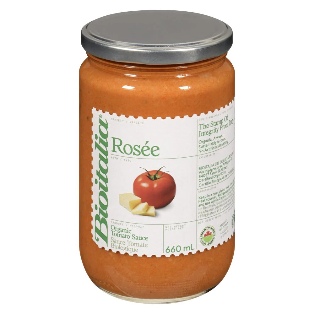 Organic Rosée Tomato Sauce