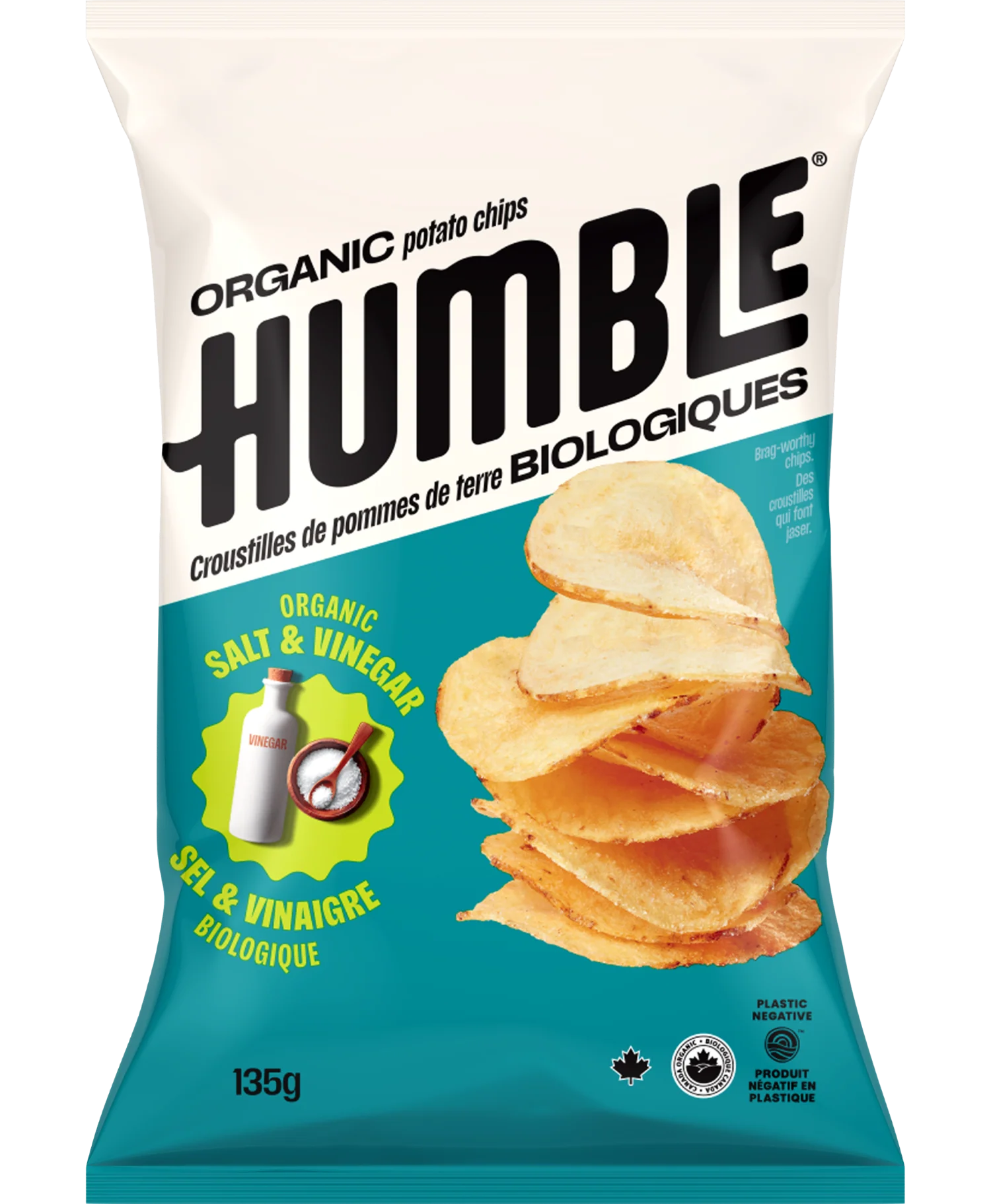 Organic Sea Salt and Cider Vinegar Potato Chips