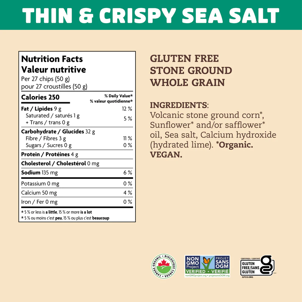 Organic Sea Salt Tortilla Chips - Image 3