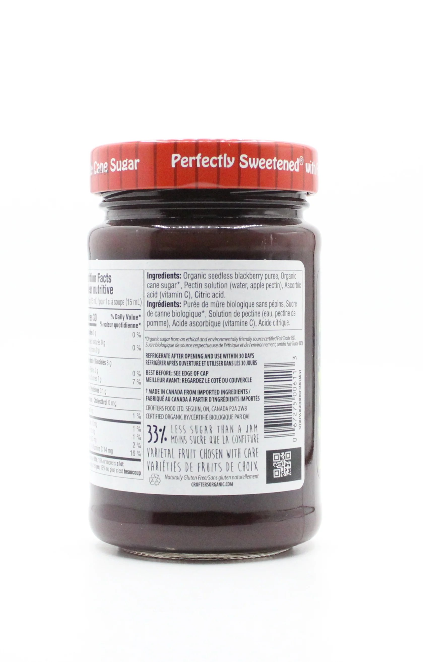 Organic Seedless Blackberry Spread - Image 2