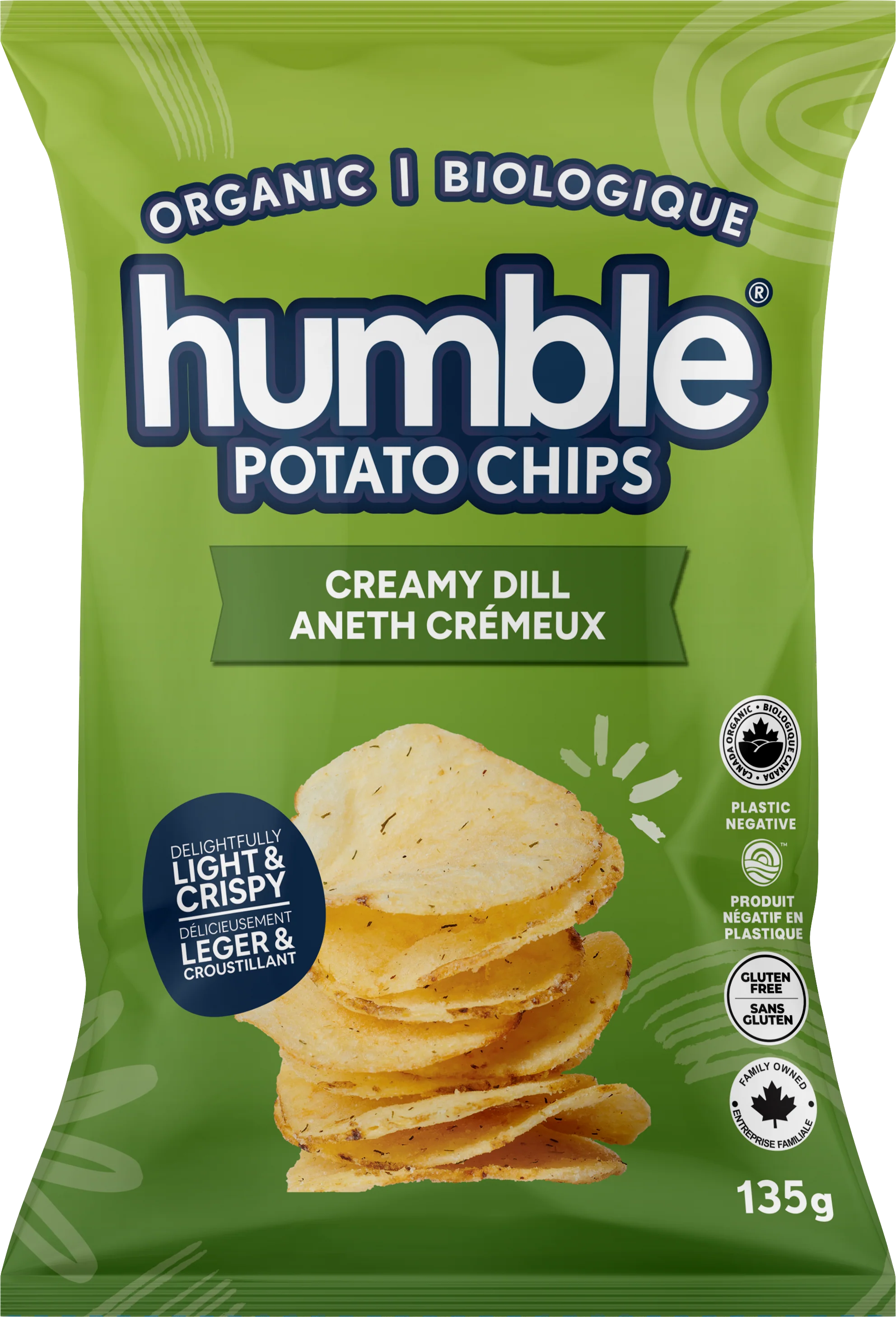 Organic Creamy Dill Potato Chips
