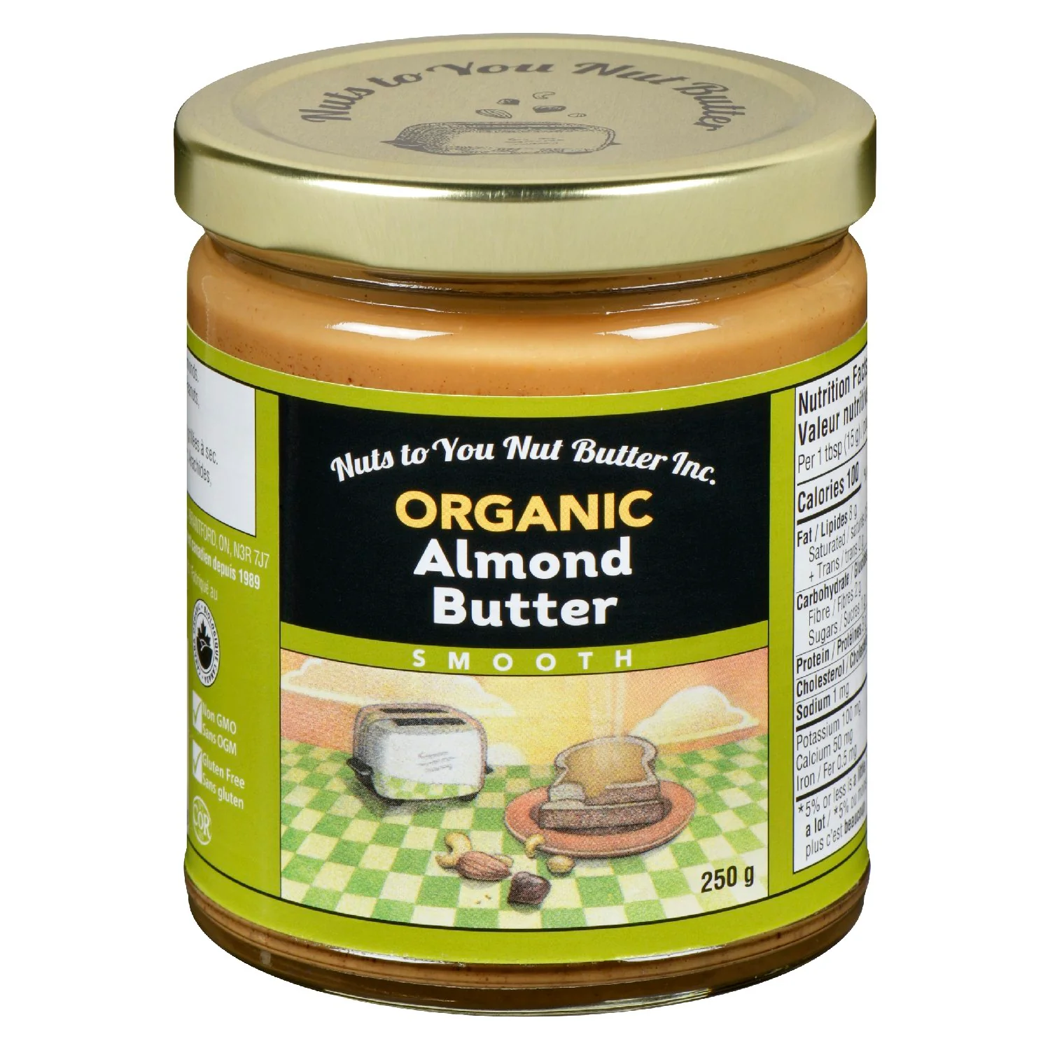 Organic Smooth Almond Butter