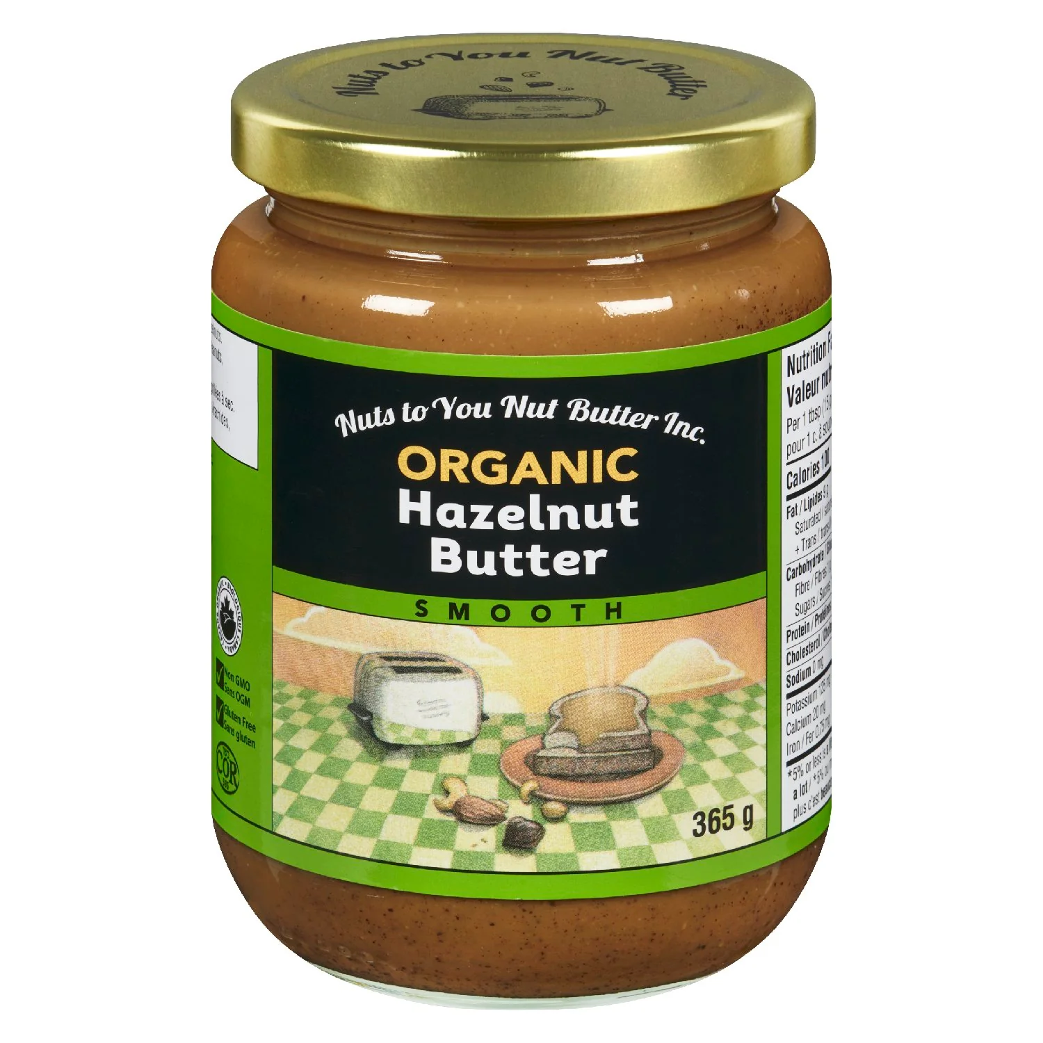 Organic Smooth Hazelnut Butter