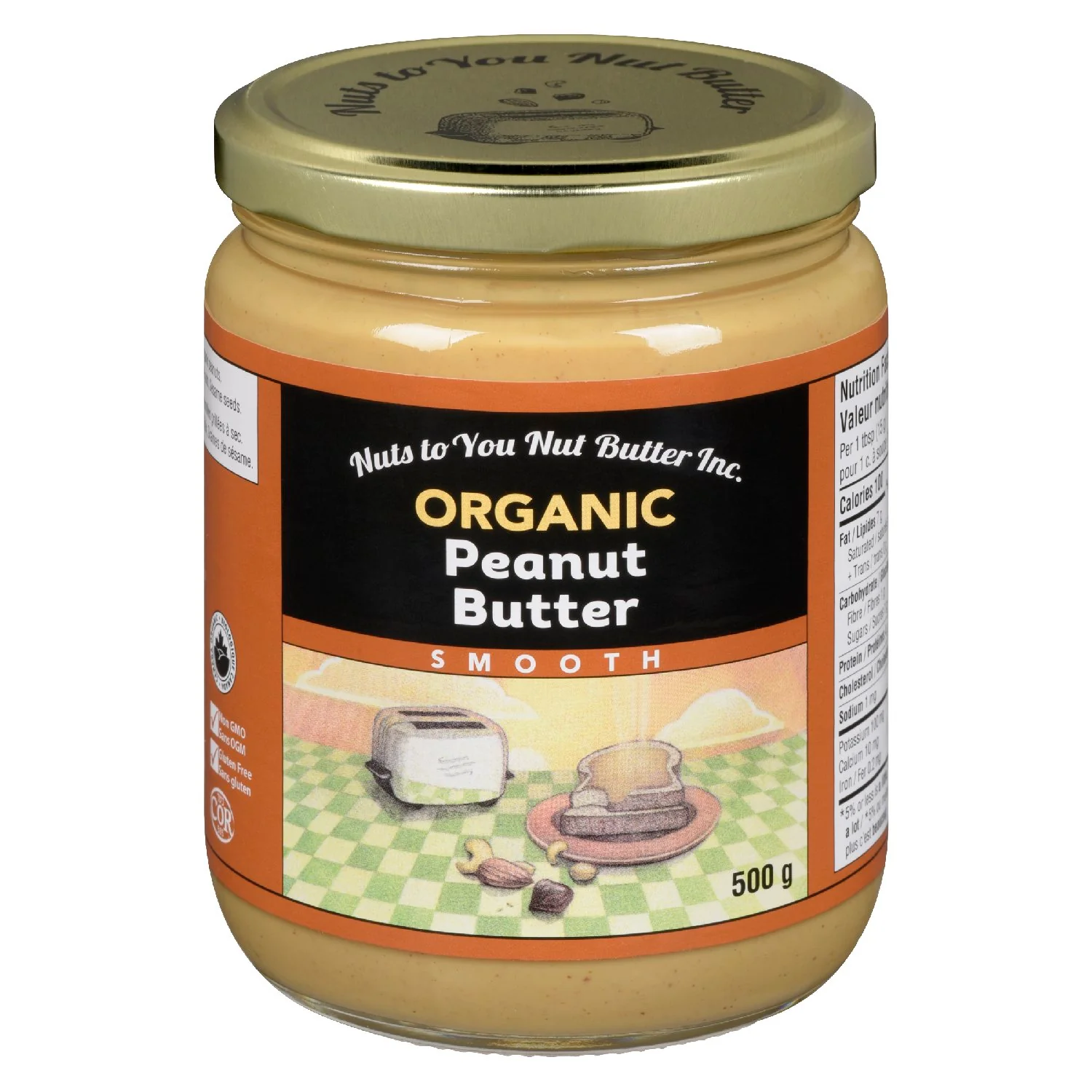 Organic Smooth Peanut Butter