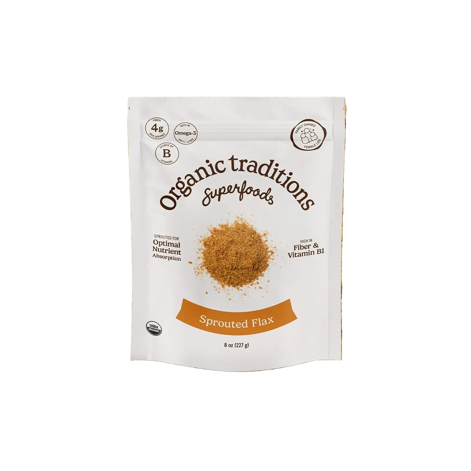 Organic Sprouted Flax Seed Powder