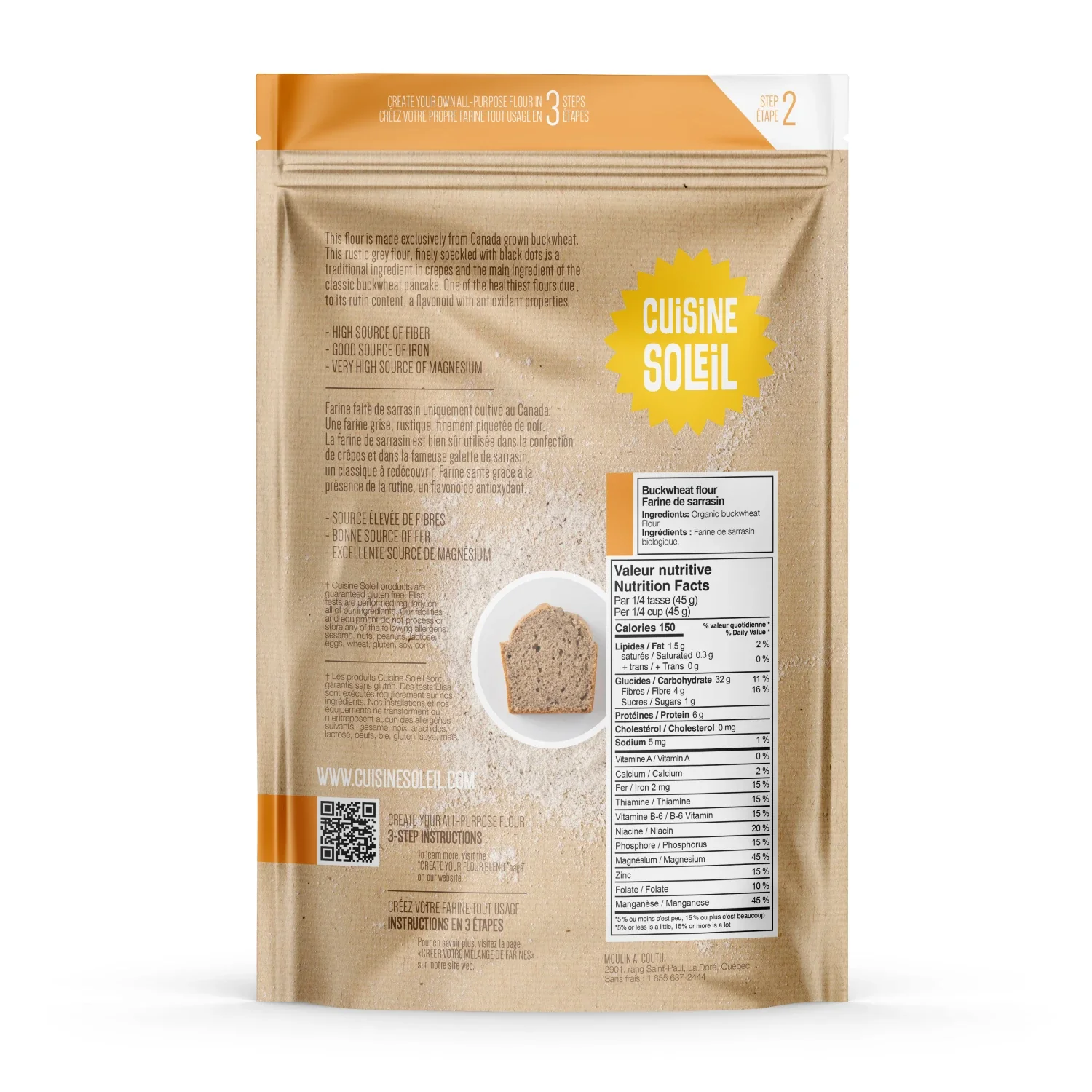 Organic Stone Ground Buckwheat Flour - Image 2