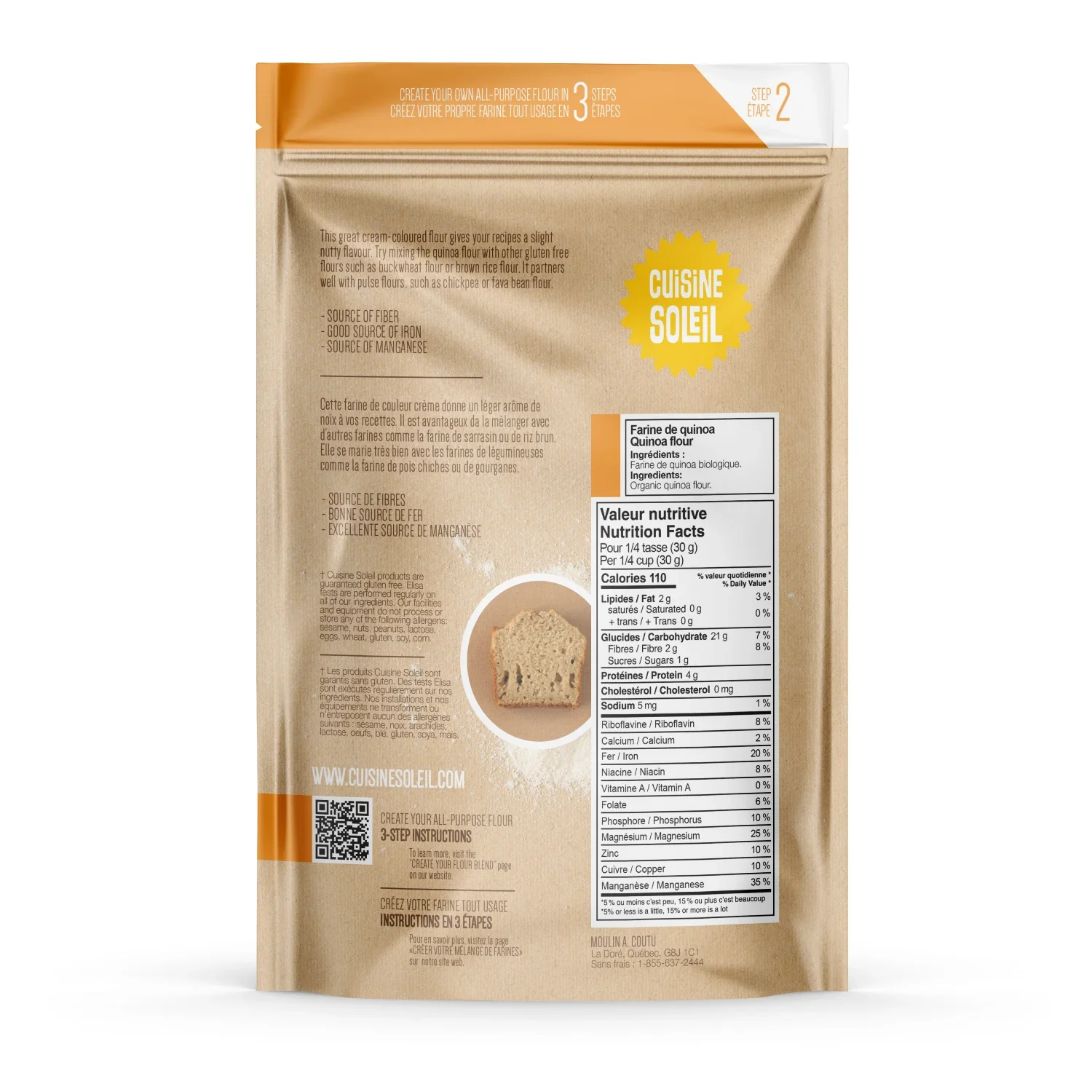 Organic Stone Ground Quinoa Flour - Image 2