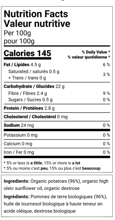 Organic Straight-cut Belgian Fries - Image 2