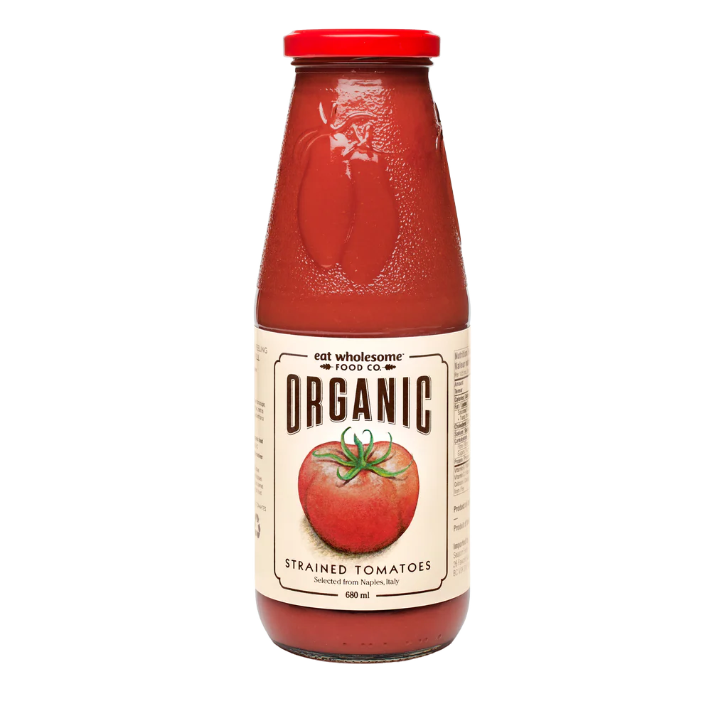 Organic Strained Tomatoes