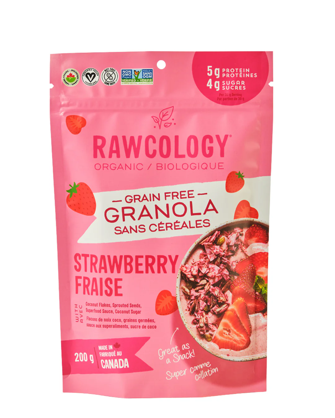 Organic Strawberry Grain Free Granola