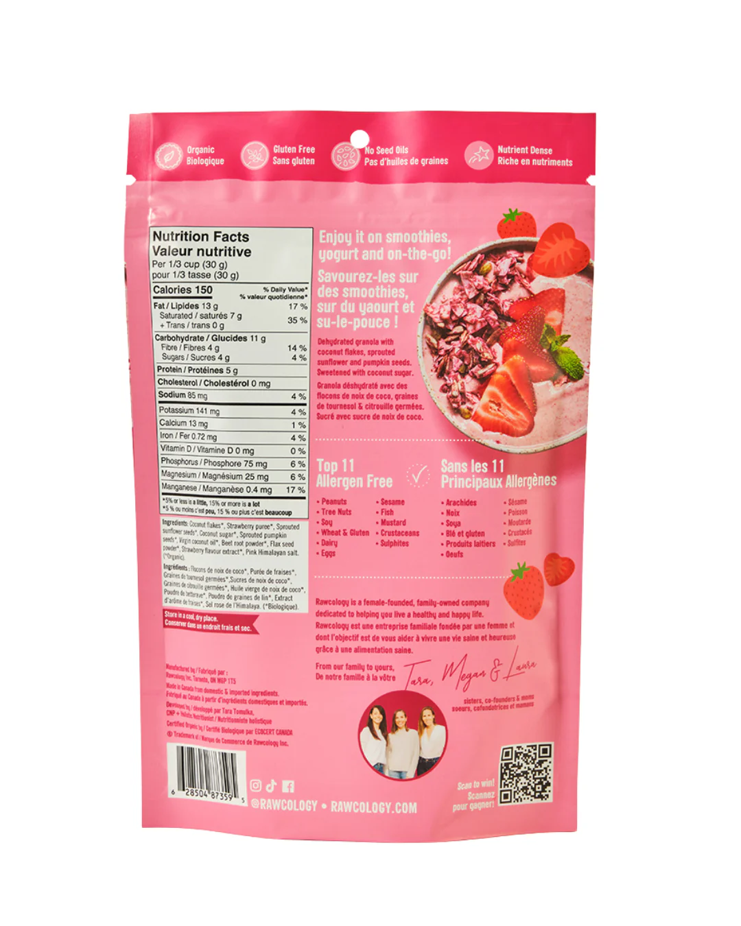 Organic Strawberry Grain Free Granola - Image 2