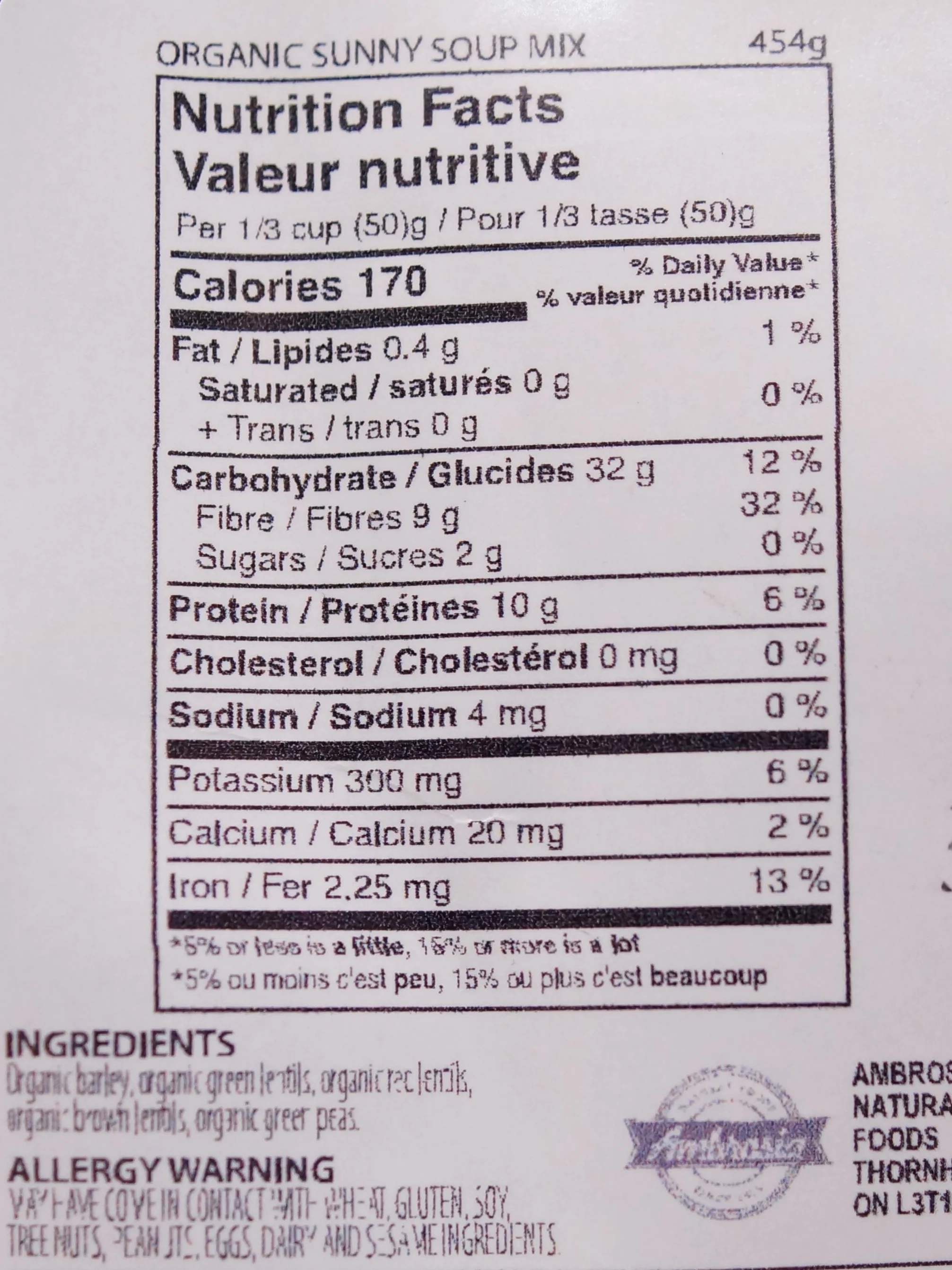 Organic Sunny Soup Mix - Image 2