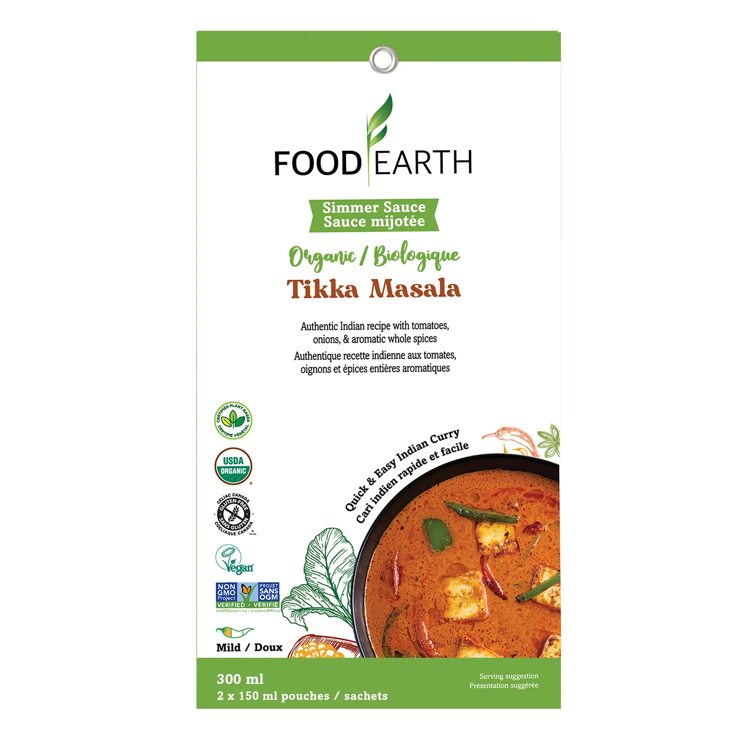 Organic Tikka Masala Simmer Sauce