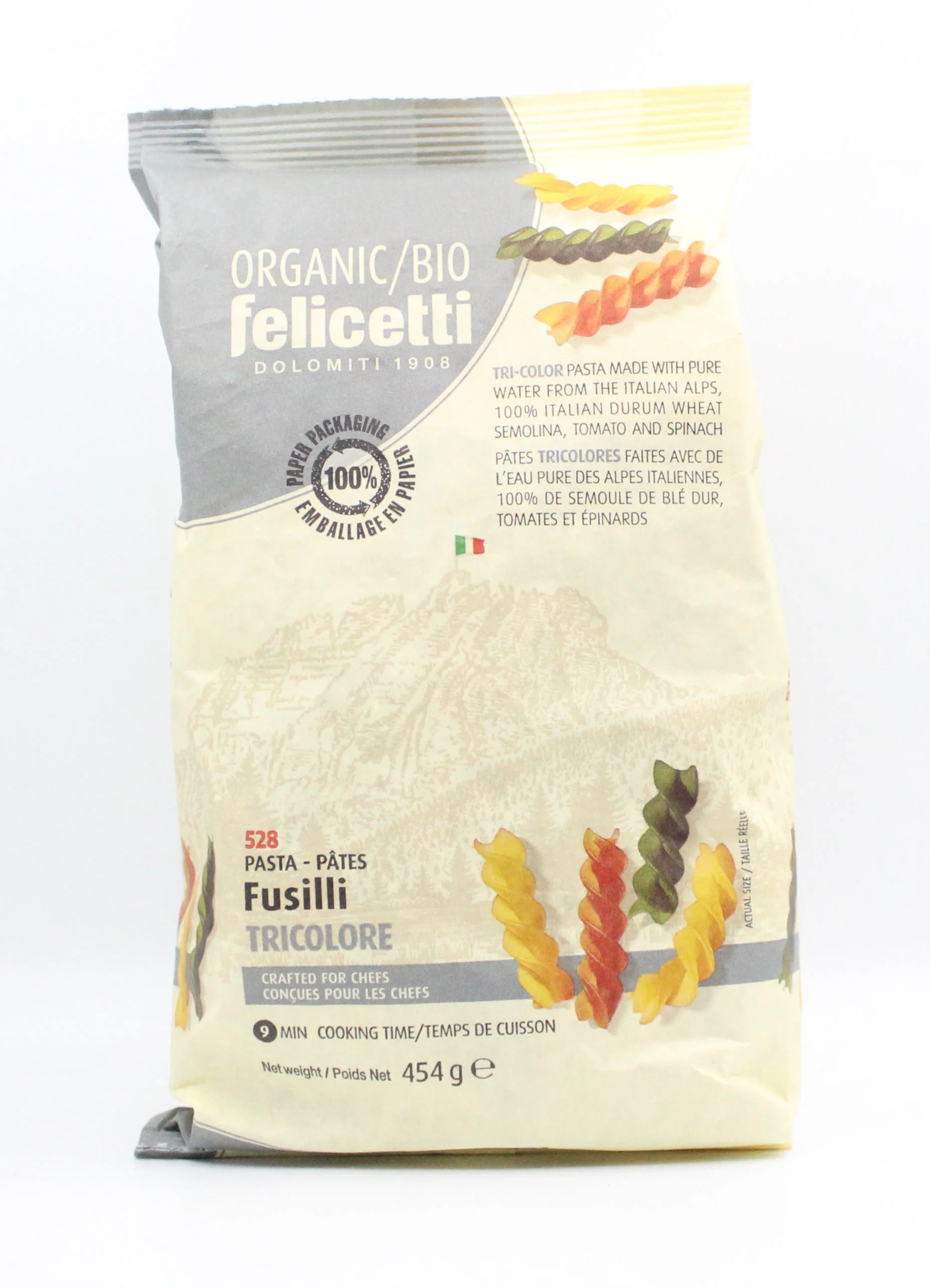 Organic Tricolour Fusilli