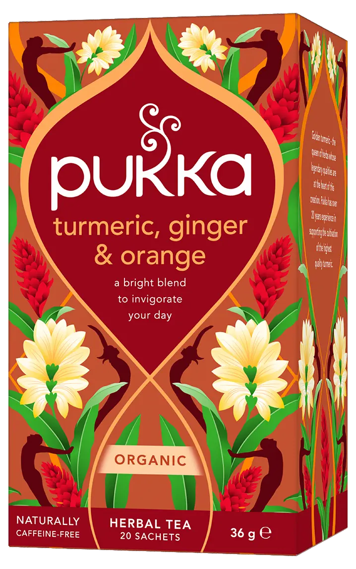 Organic Turmeric Ginger & Orange Tea