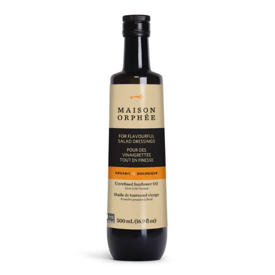 Organic Unrefined Sunflower Oil
