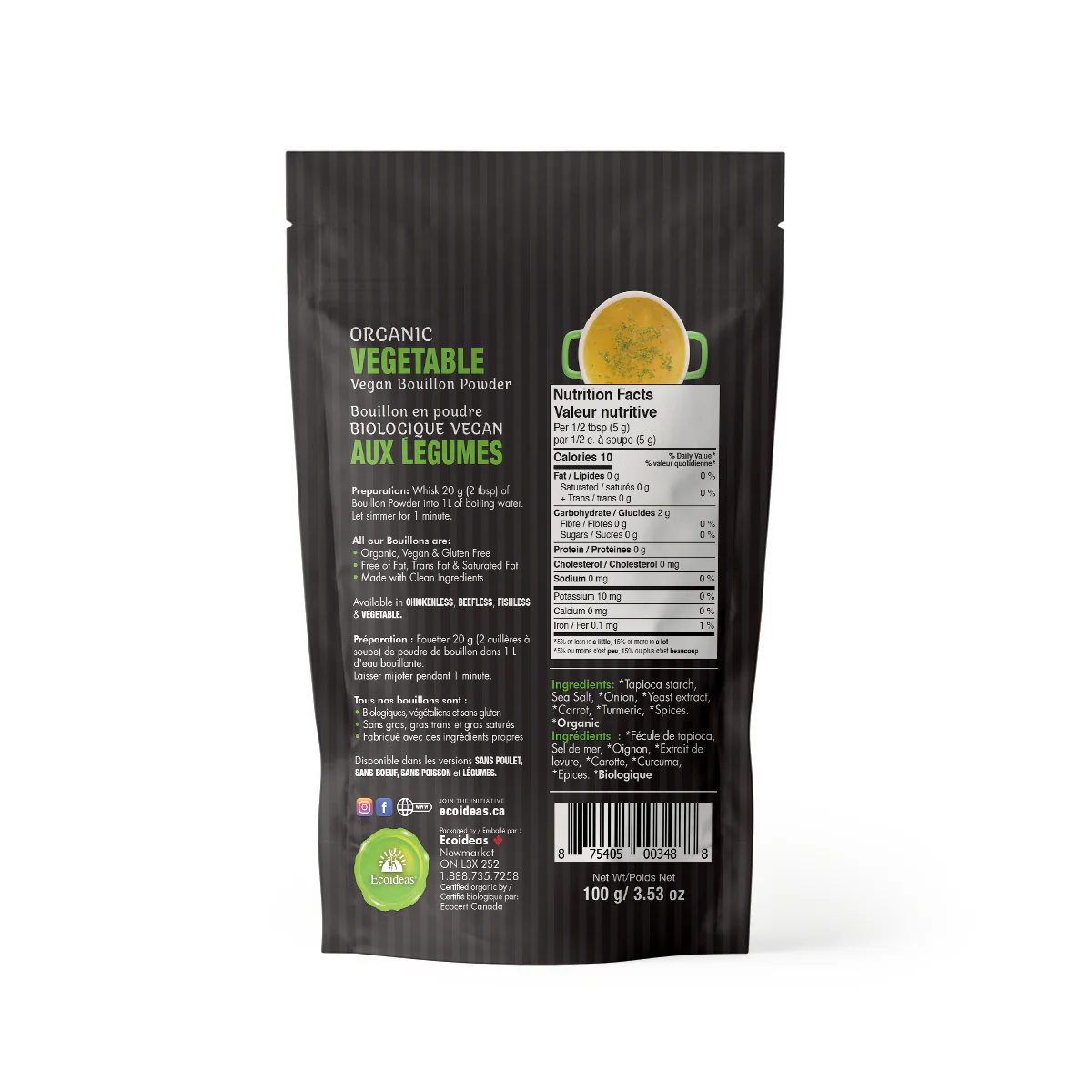 Organic Vegan Vegetable BouIllon Powder - Image 2