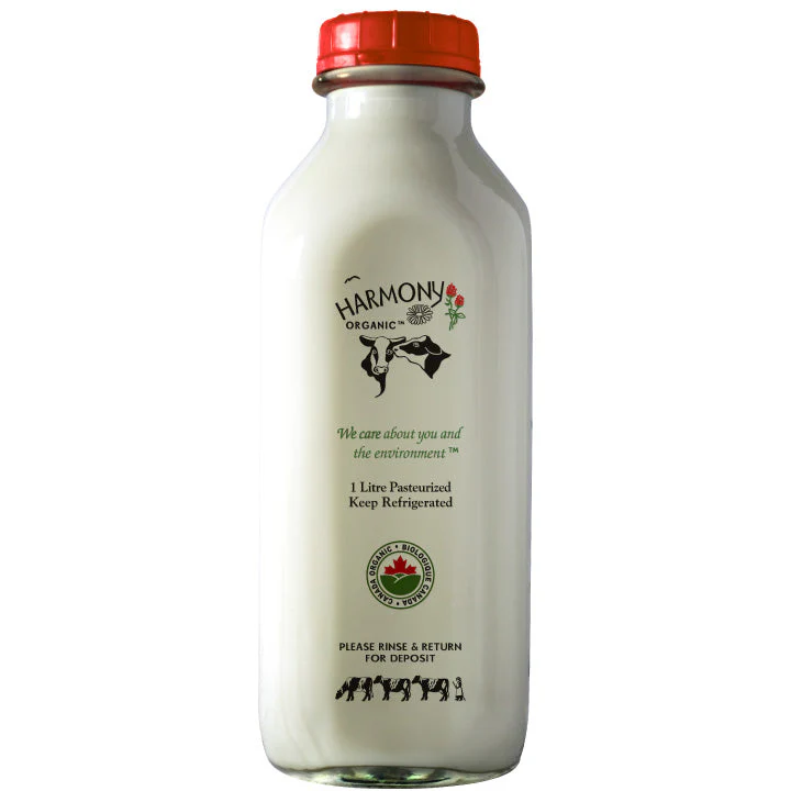 Organic Whole Milk 3.8% (Glass)