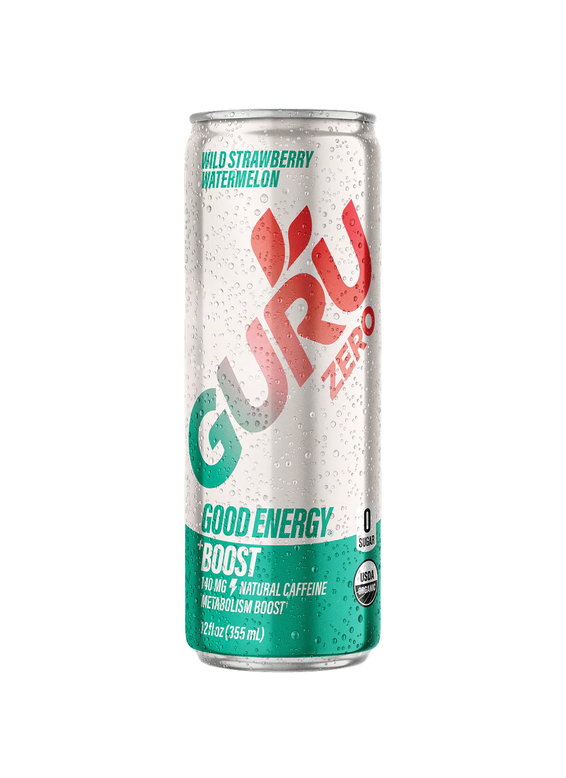 Organic Zero Sugar Wild Strawberry Watermelon Energy Drink