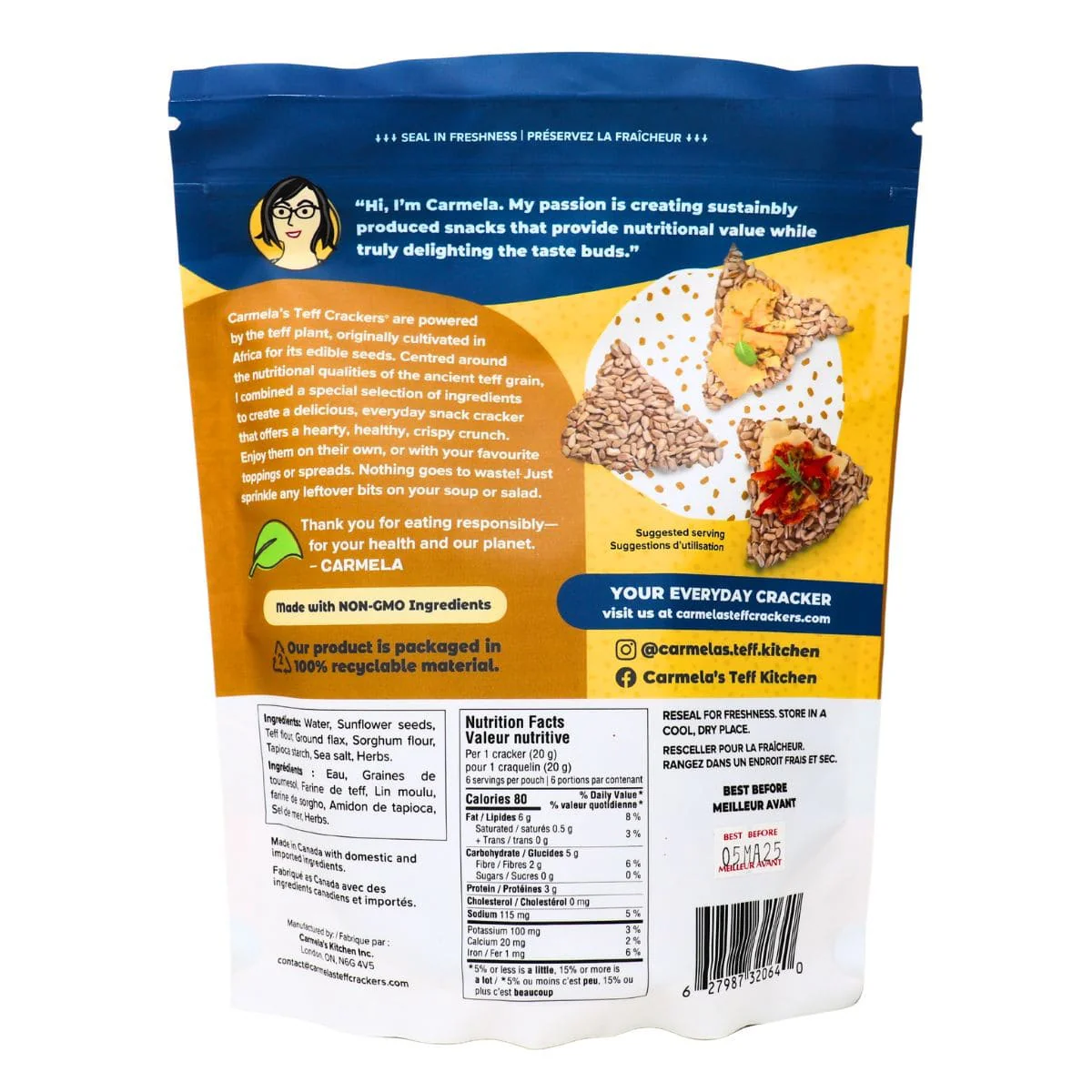 Original Baked Teff Crackers - Image 2