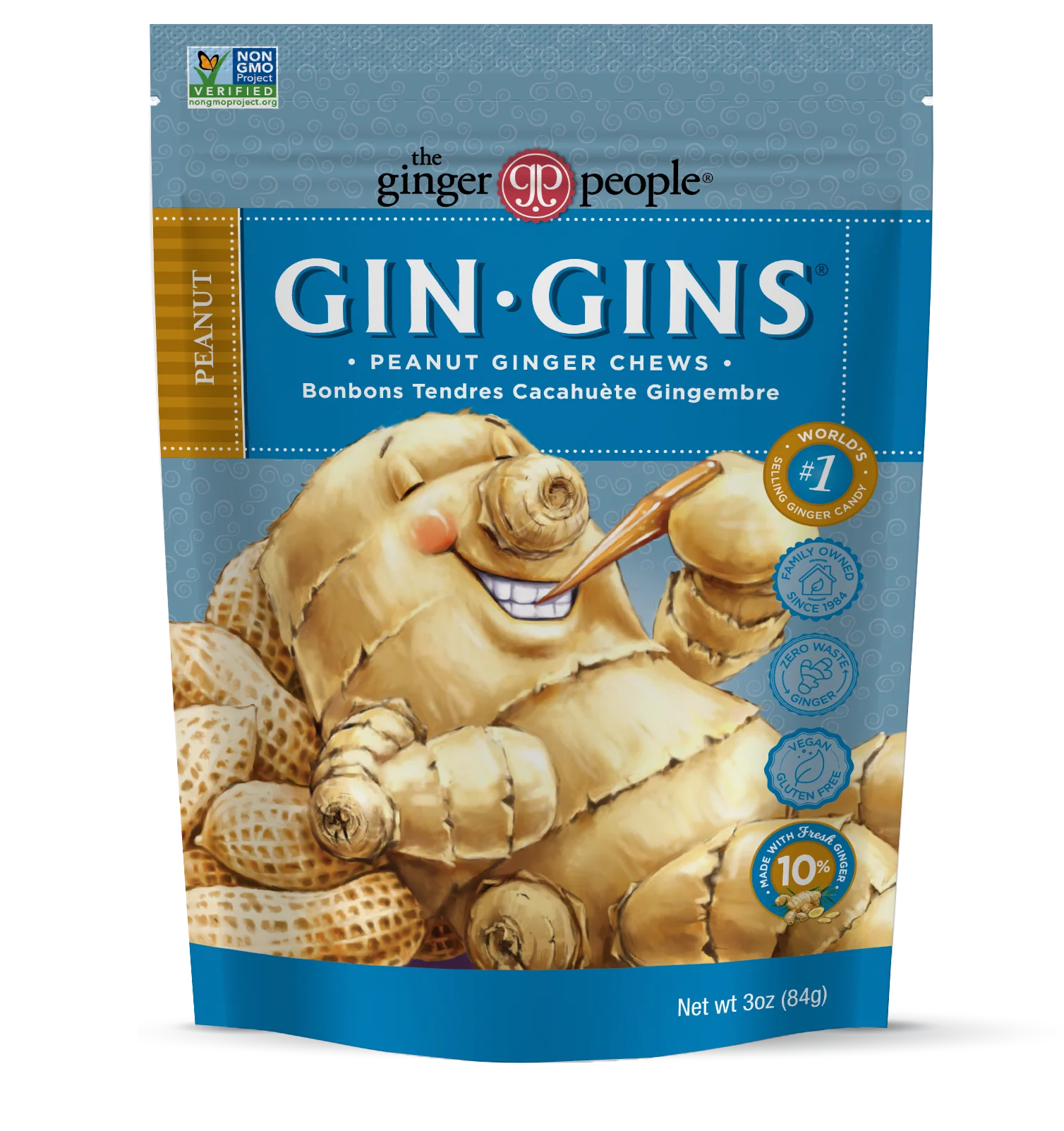 Peanut Gin-Gins Chews