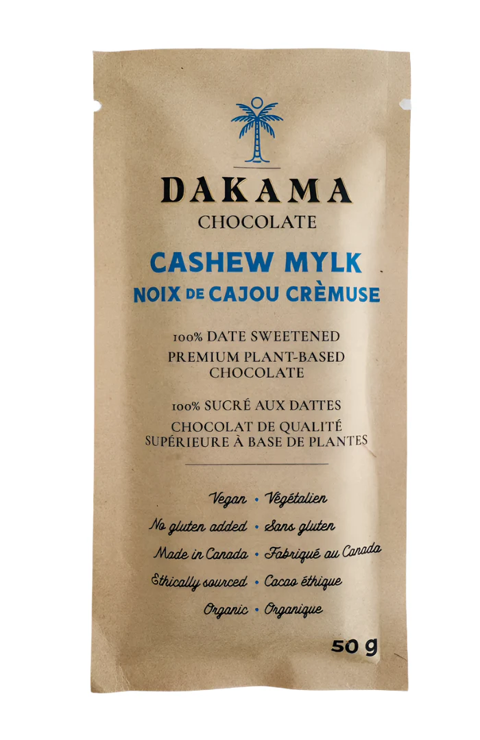 Plant-Based Creamy Cashew Chocolate Bar