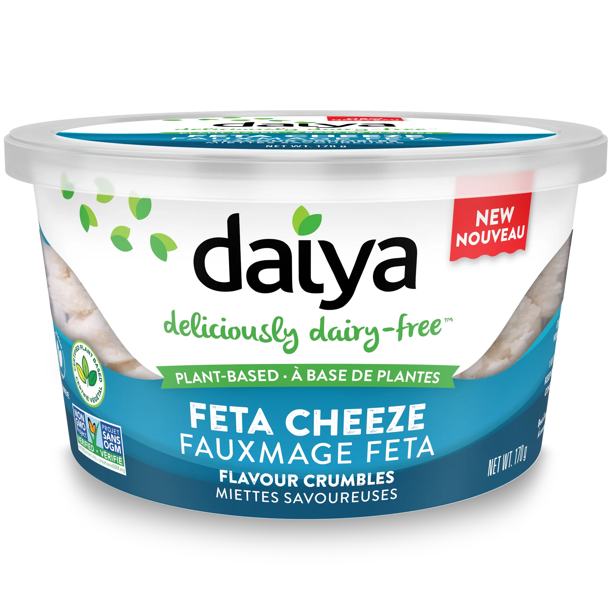 Plant-Based Feta Cheese Flavour Crumbles