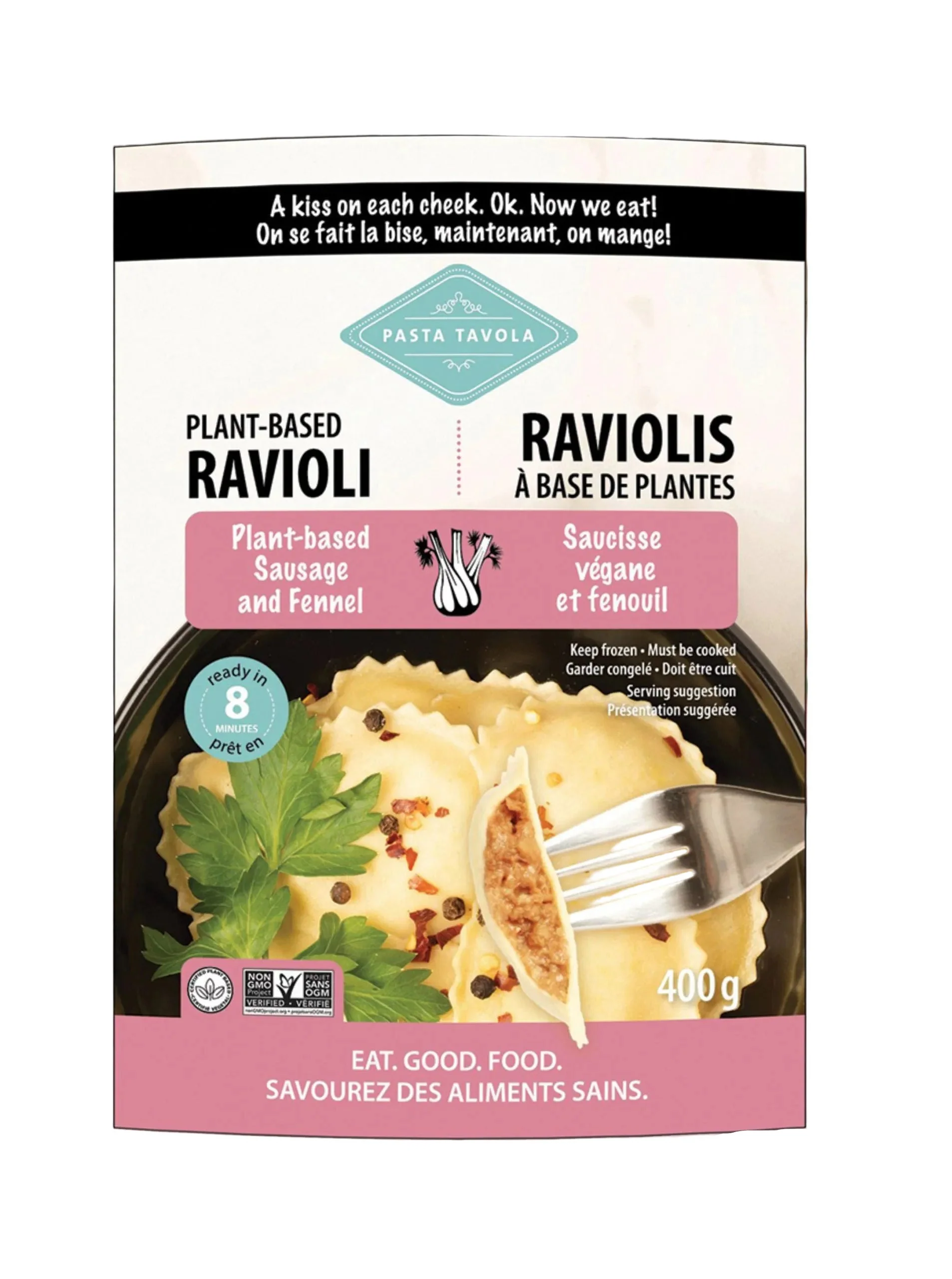 Plant-Based Sausage & Fennel Ravioli