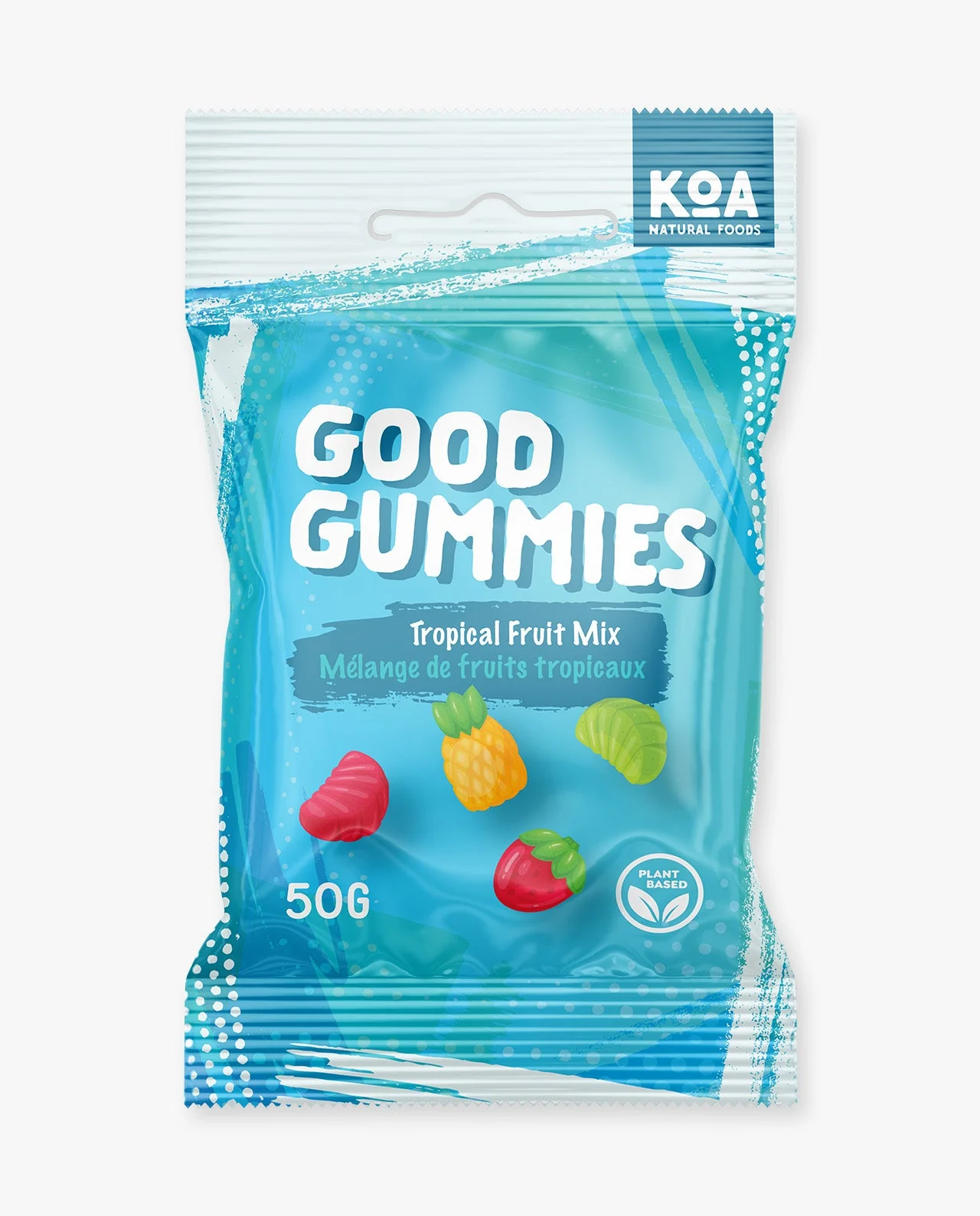 Plant-Based Tropical Fruit Mix Good Gummies