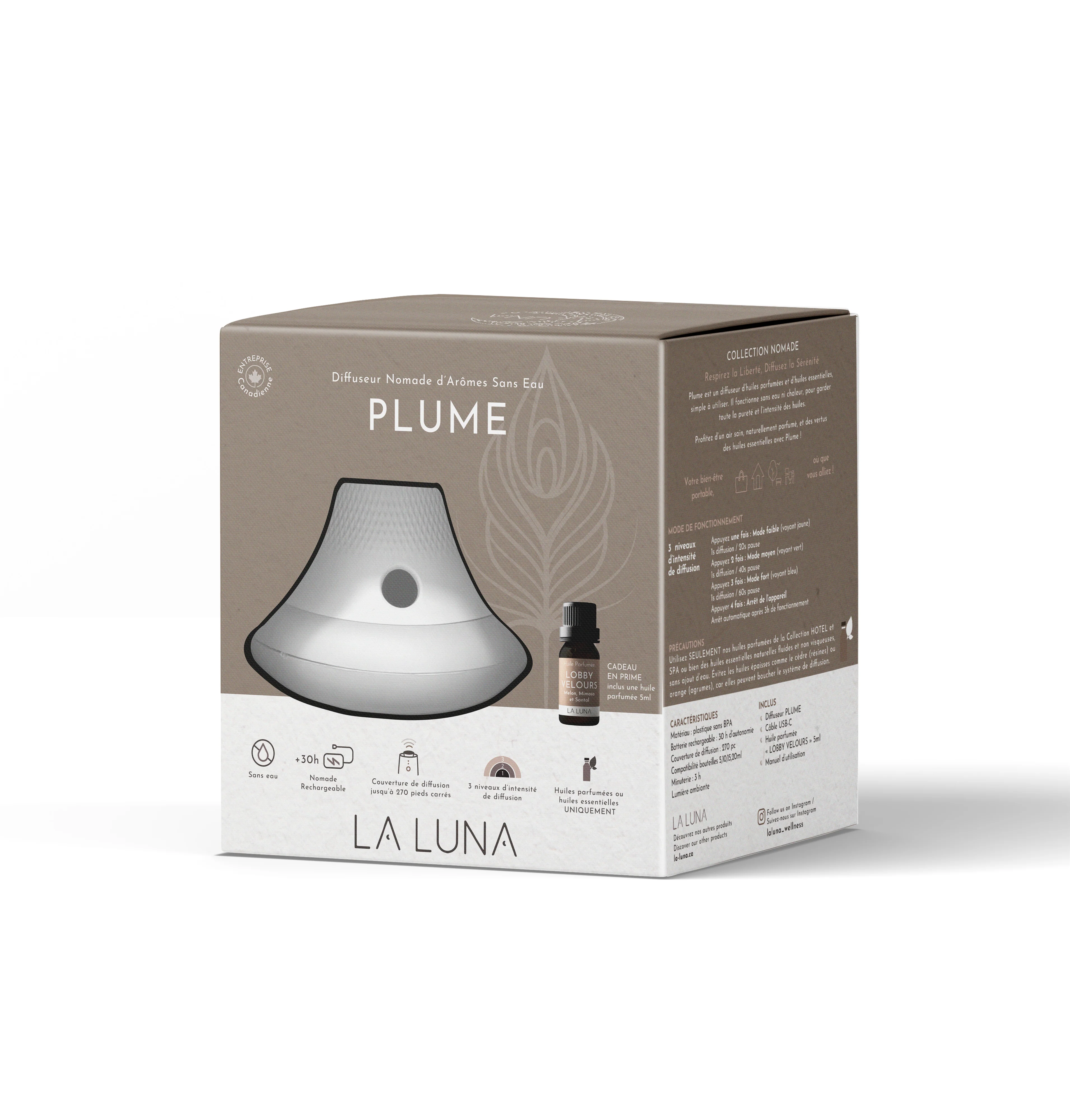 Plume Waterless Portable Diffuser