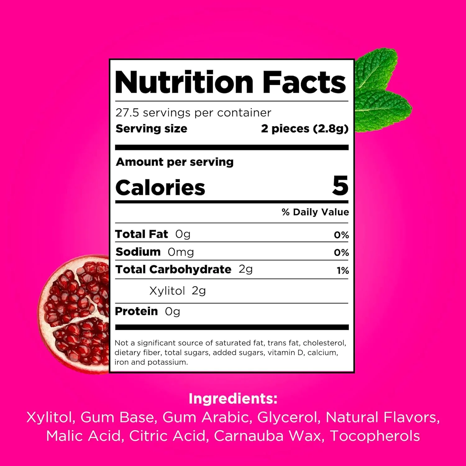 Pomegranate Mint Gum - Image 2