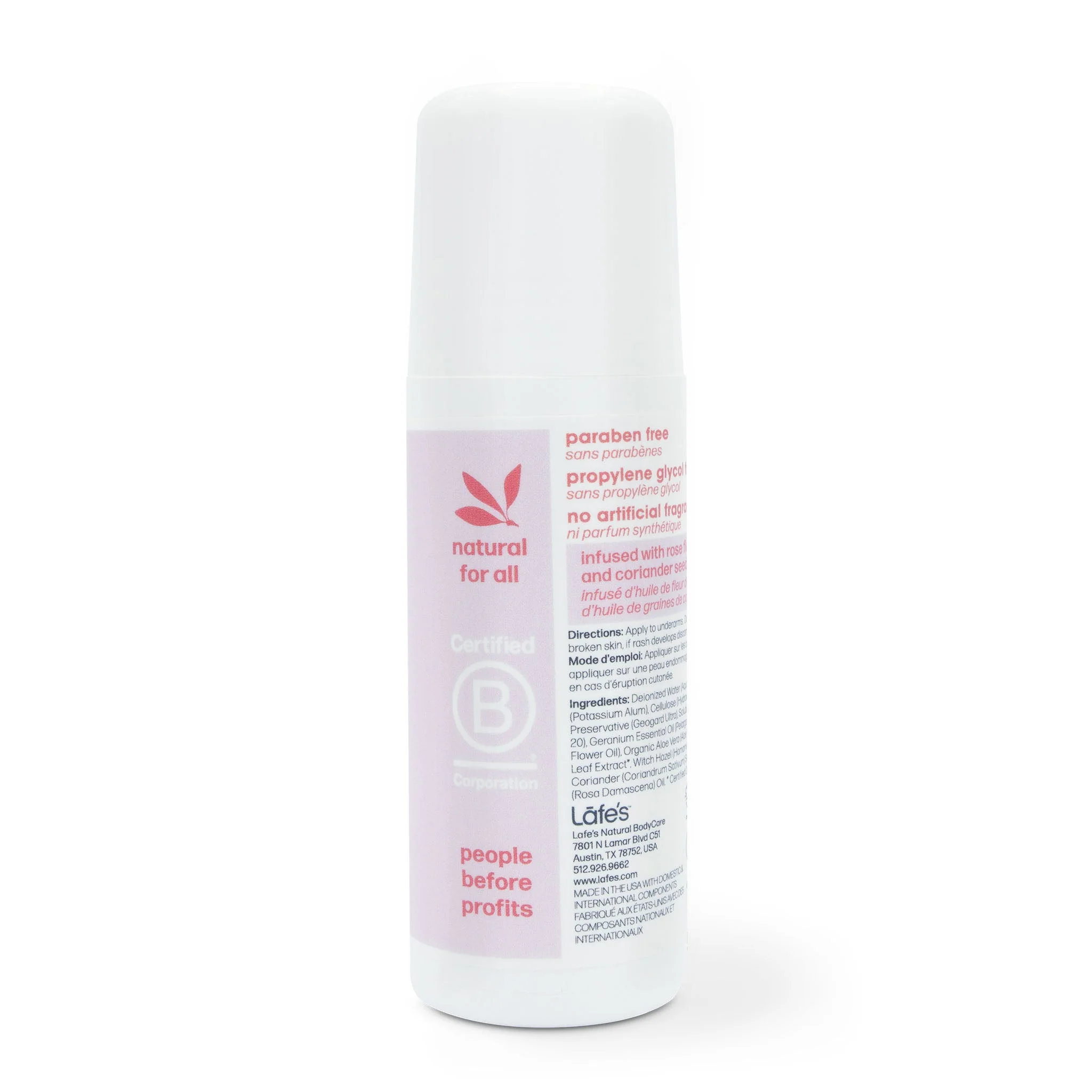 Rose+Coriander Roll-On Deodorant - Image 3