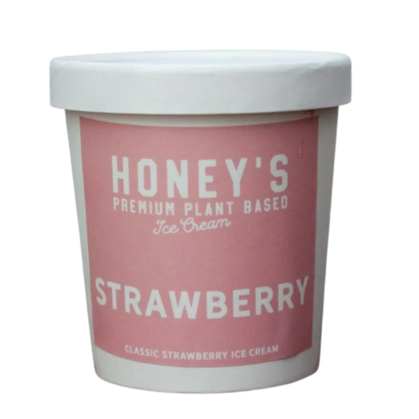 Premium Plant Based Strawberry Ice Cream